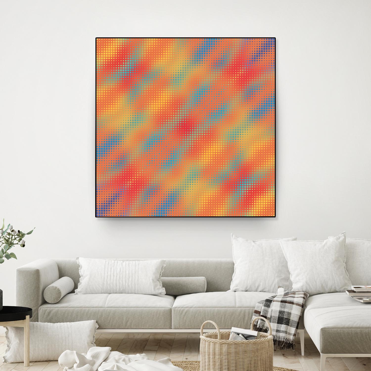 Pi_Dot_Pi_1-1_7 by Xosé Salgado on GIANT ART - red abstract