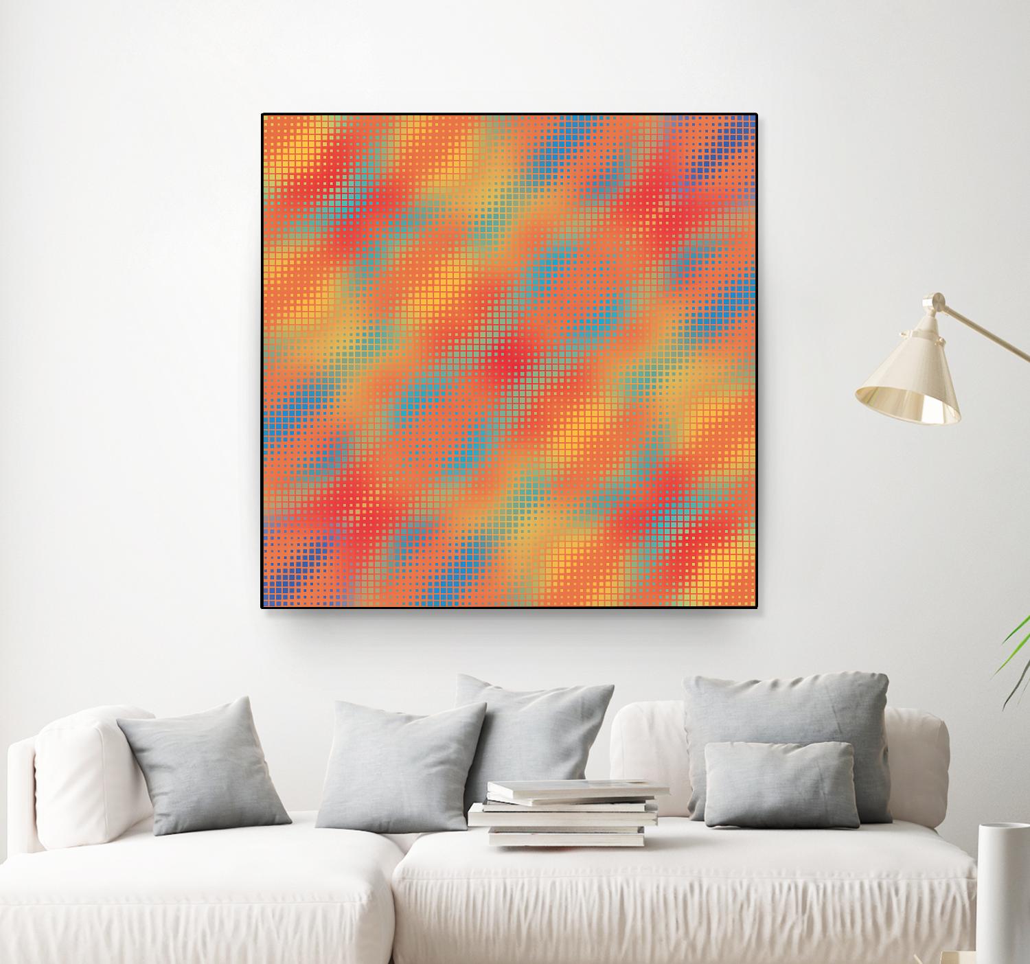 Pi_Dot_Pi_1-1_7 by Xosé Salgado on GIANT ART - red abstract