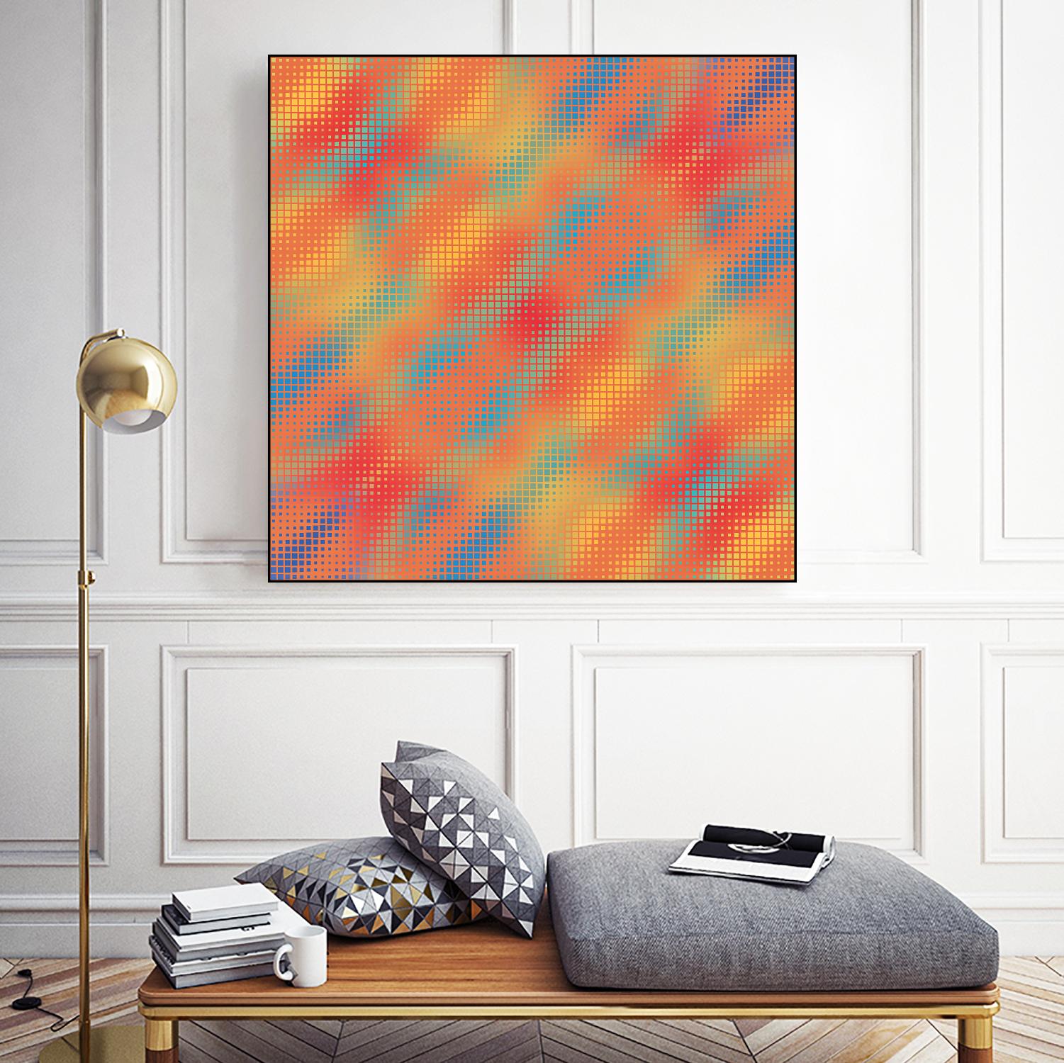 Pi_Dot_Pi_1-1_7 by Xosé Salgado on GIANT ART - red abstract