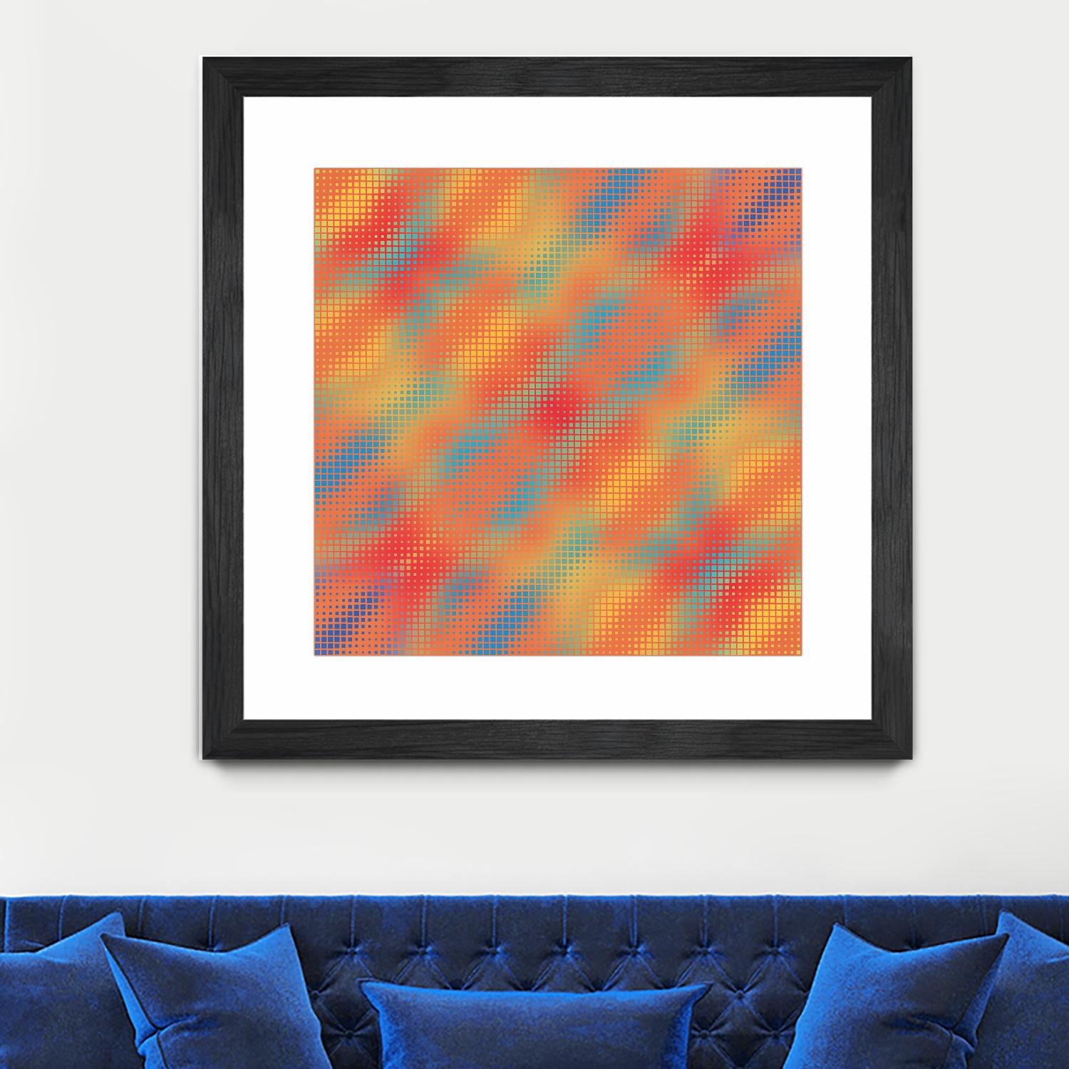 Pi_Dot_Pi_1-1_7 by Xosé Salgado on GIANT ART - red abstract