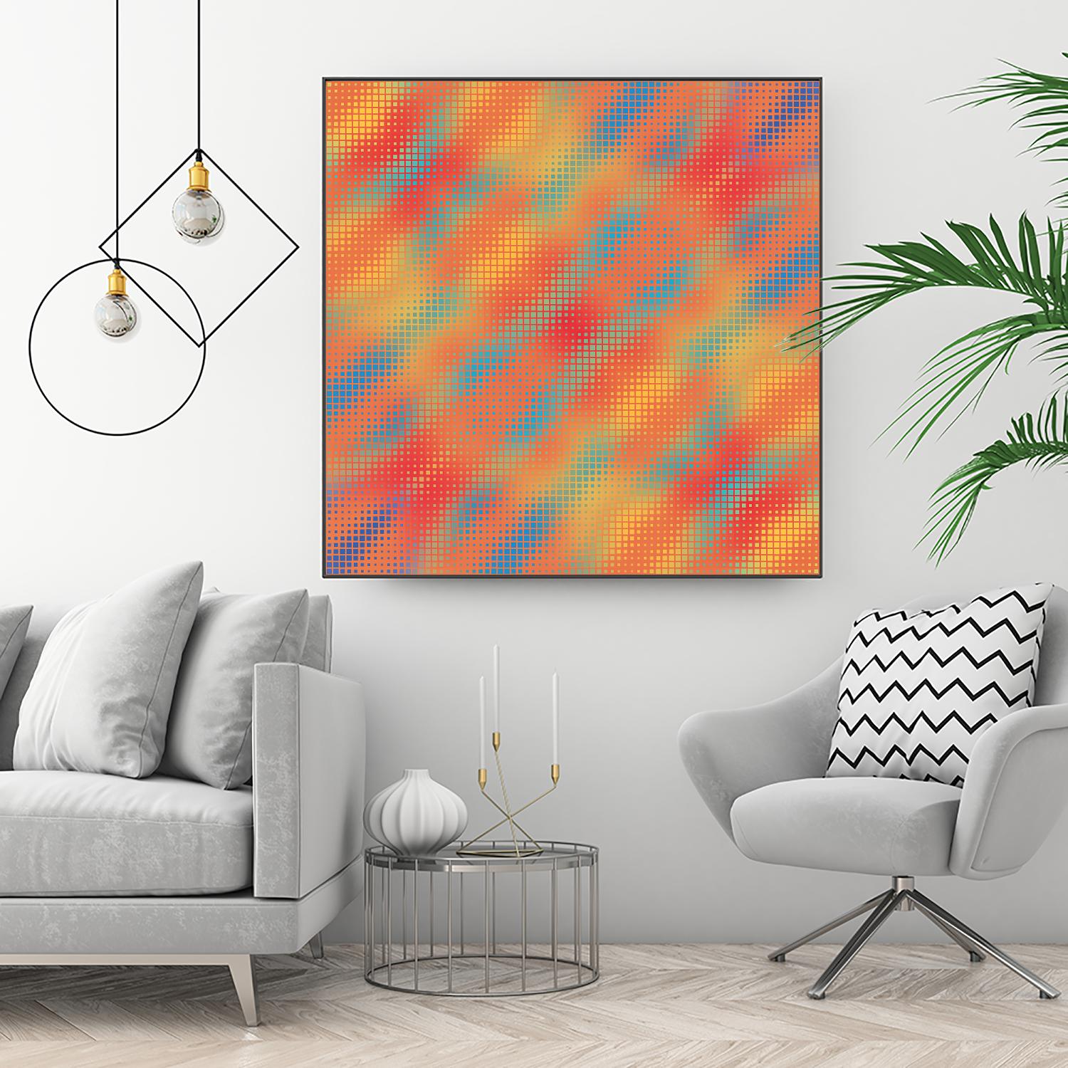 Pi_Dot_Pi_1-1_7 by Xosé Salgado on GIANT ART - red abstract