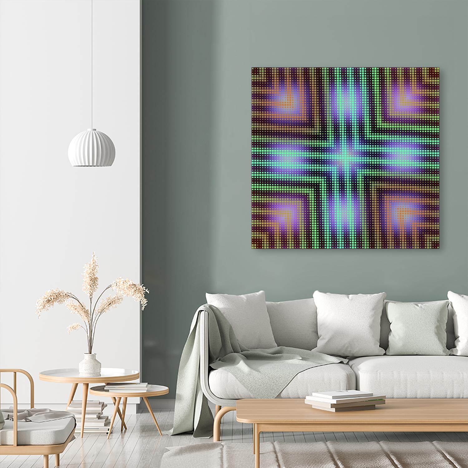 Pi_Dot_Pi_1-1_11 by Xosé Salgado on GIANT ART - orange digital vibrant