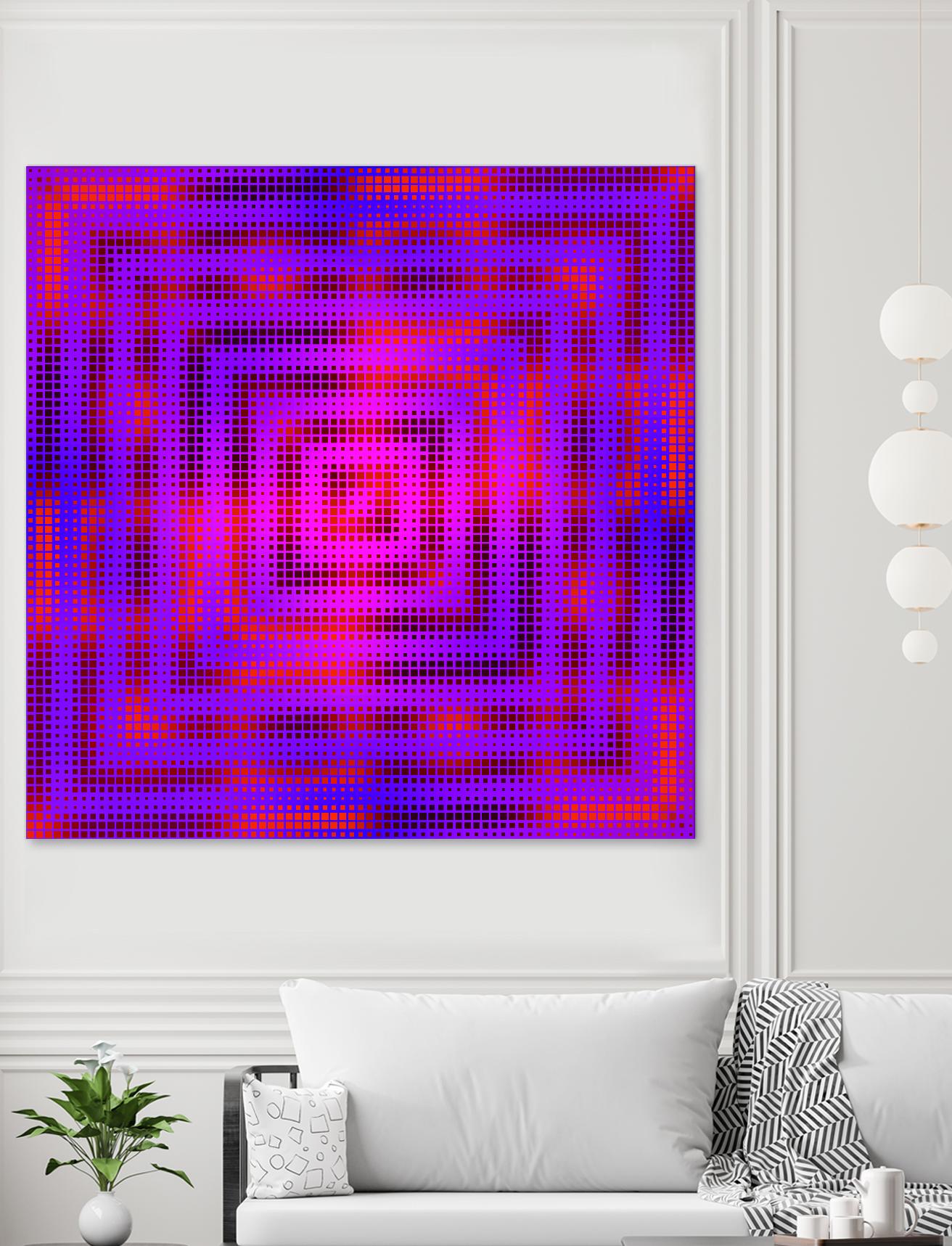 Pi_Dot_Pi_1-2_4 by Xosé Salgado on GIANT ART - purple abstract