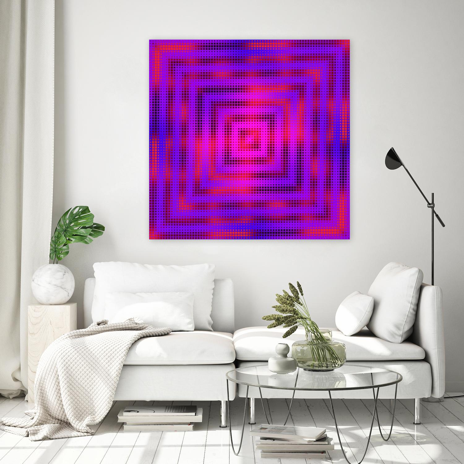 Pi_Dot_Pi_1-2_4 by Xosé Salgado on GIANT ART - pink digital square