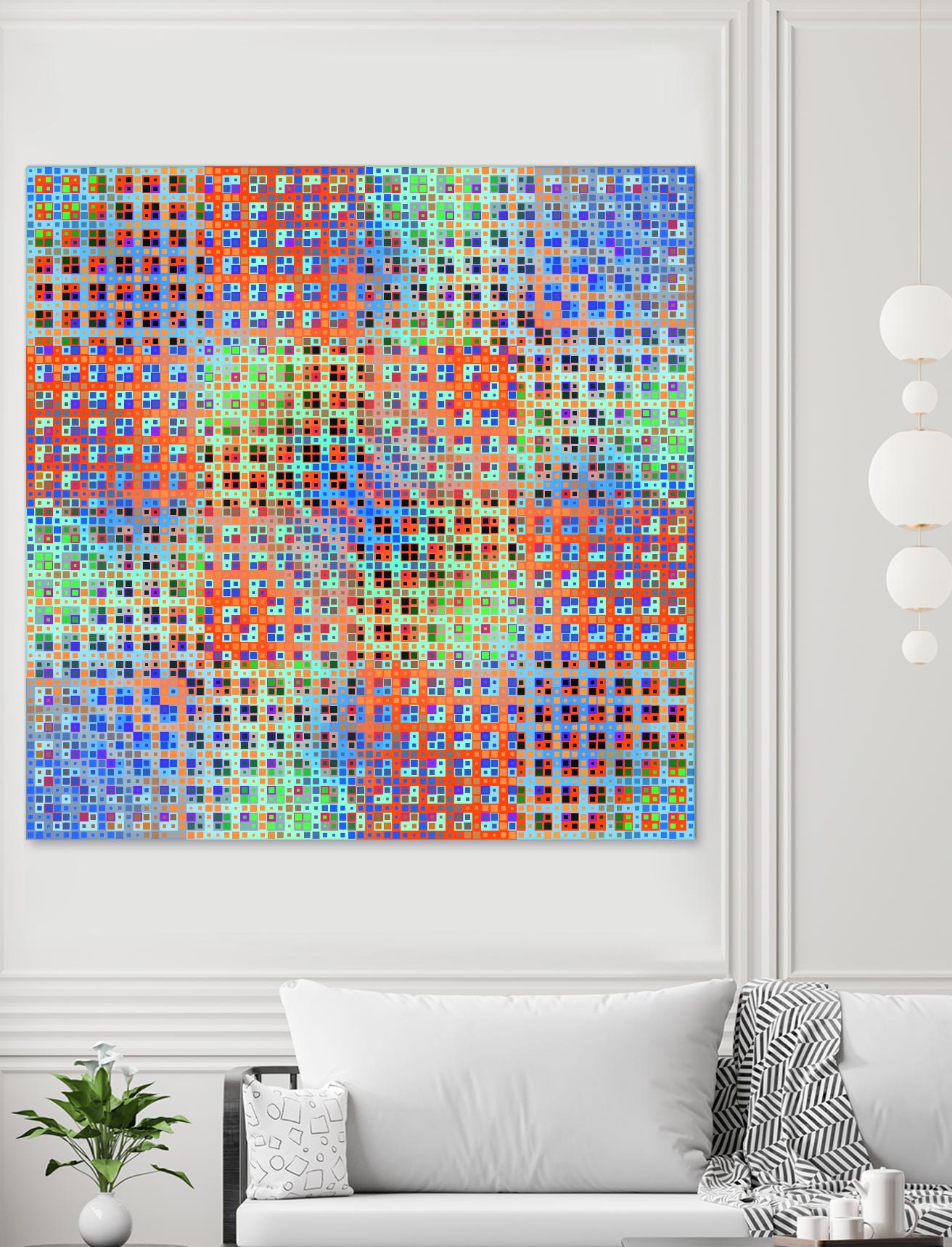 Pi_Dot_Pi_1-3_1 by Xosé Salgado on GIANT ART - purple abstract