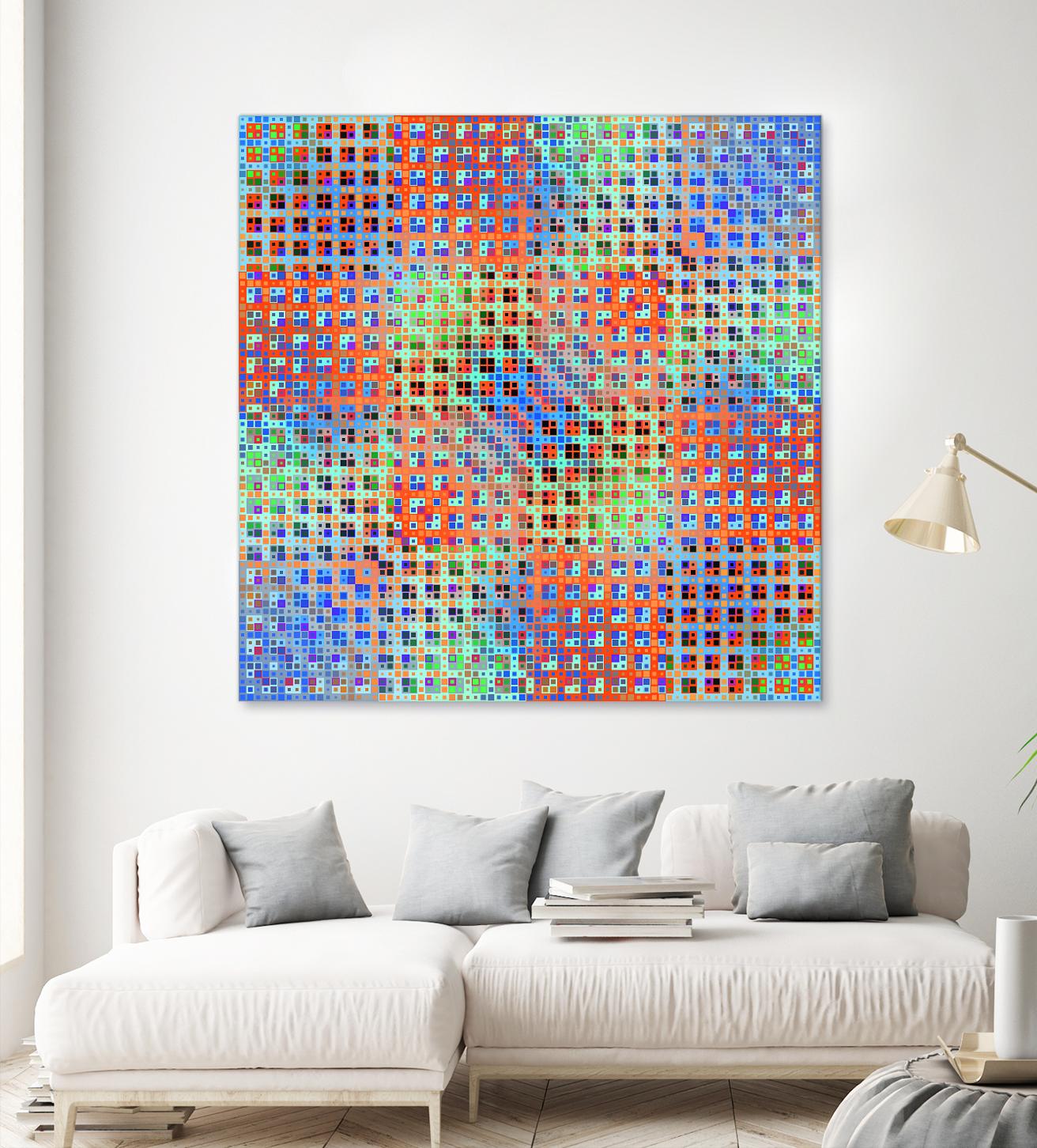 Pi_Dot_Pi_1-3_1 by Xosé Salgado on GIANT ART - purple abstract