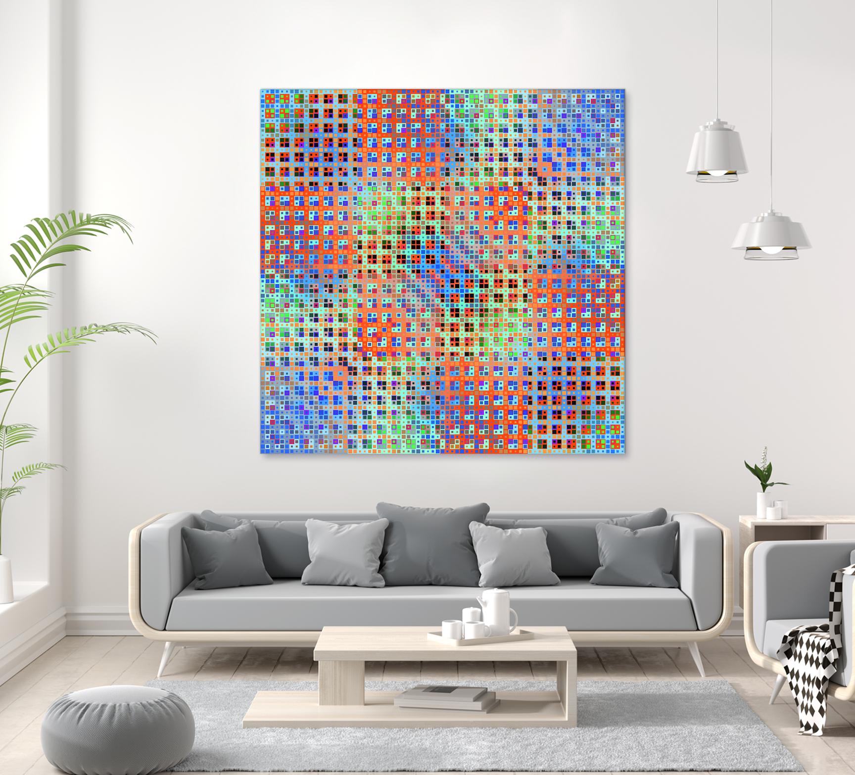 Pi_Dot_Pi_1-3_1 by Xosé Salgado on GIANT ART - purple abstract