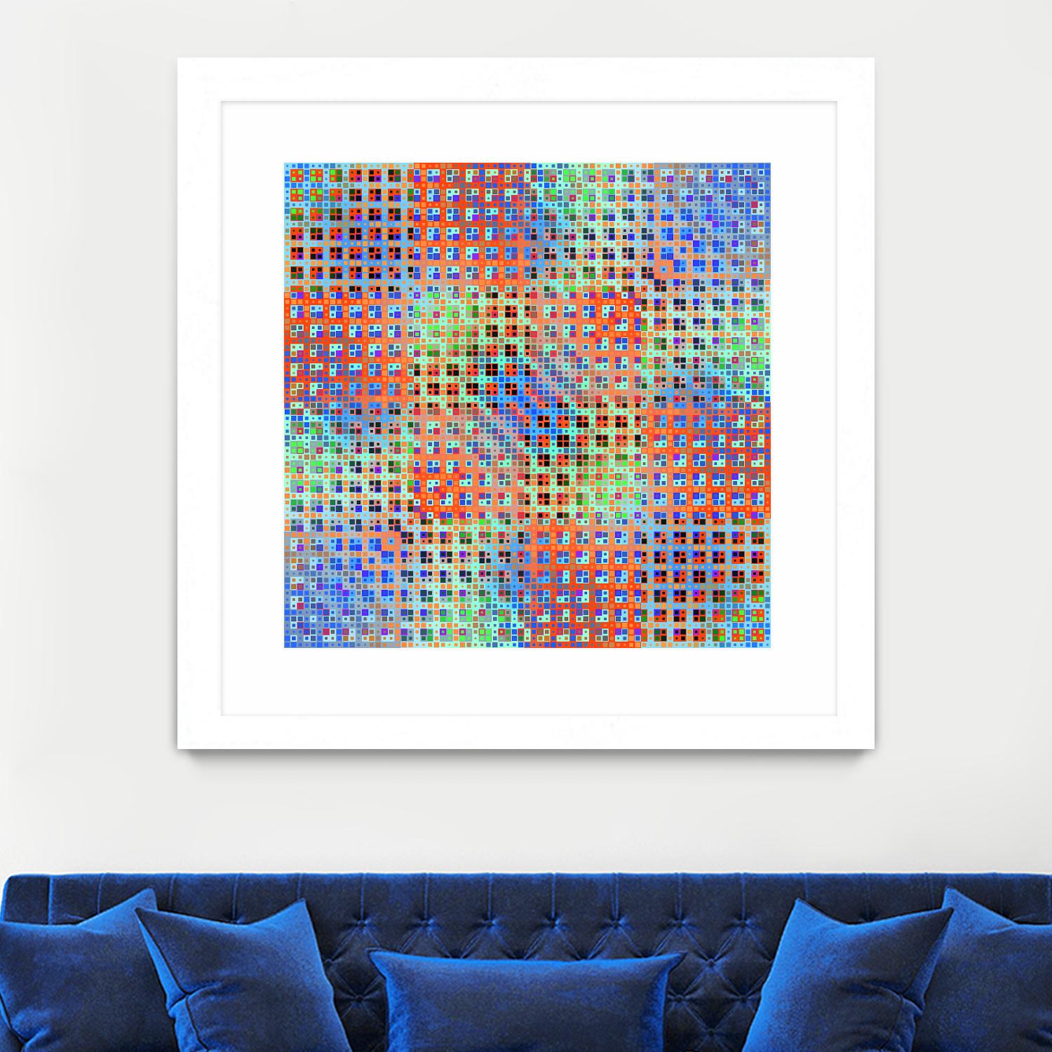 Pi_Dot_Pi_1-3_1 by Xosé Salgado on GIANT ART - purple abstract