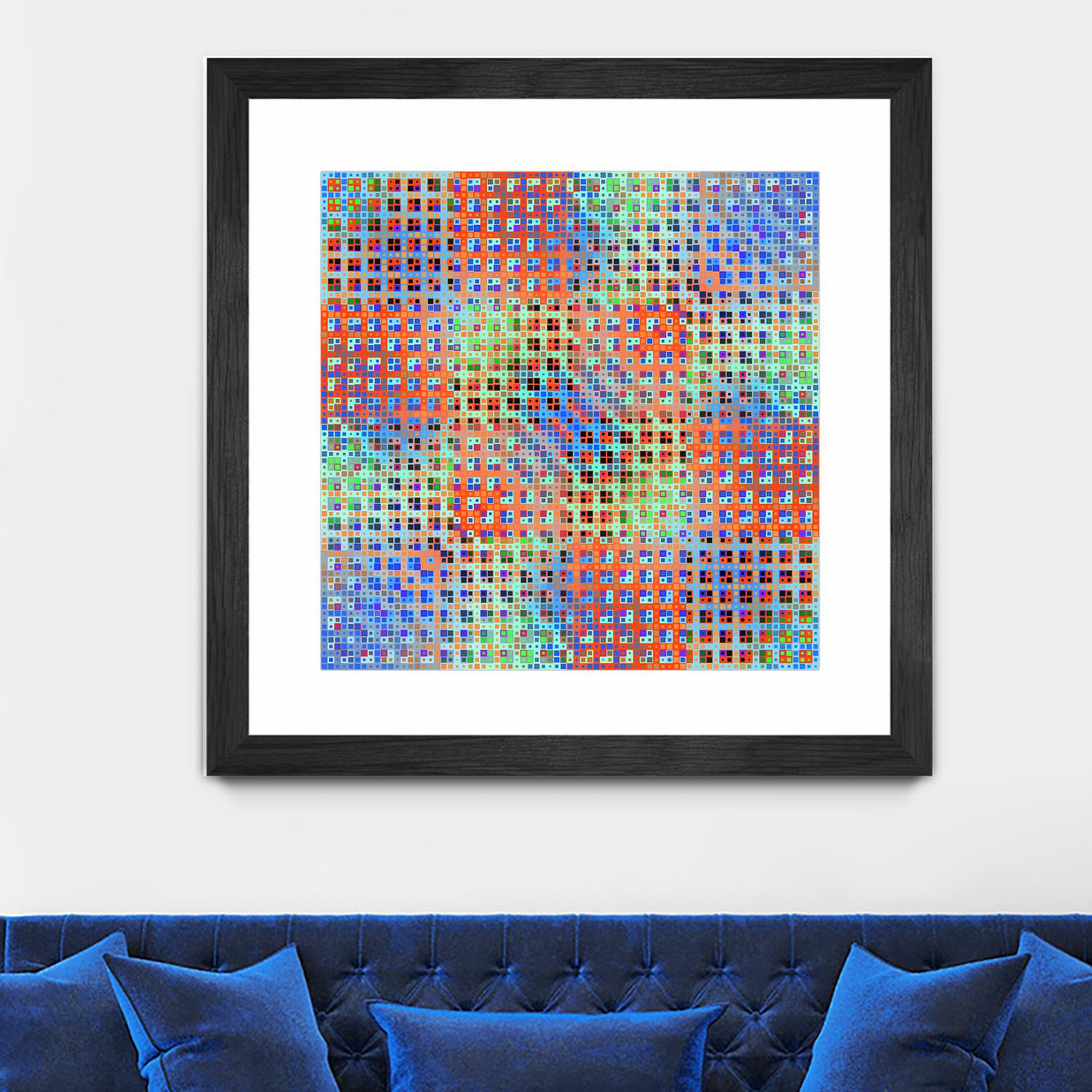 Pi_Dot_Pi_1-3_1 by Xosé Salgado on GIANT ART - purple abstract