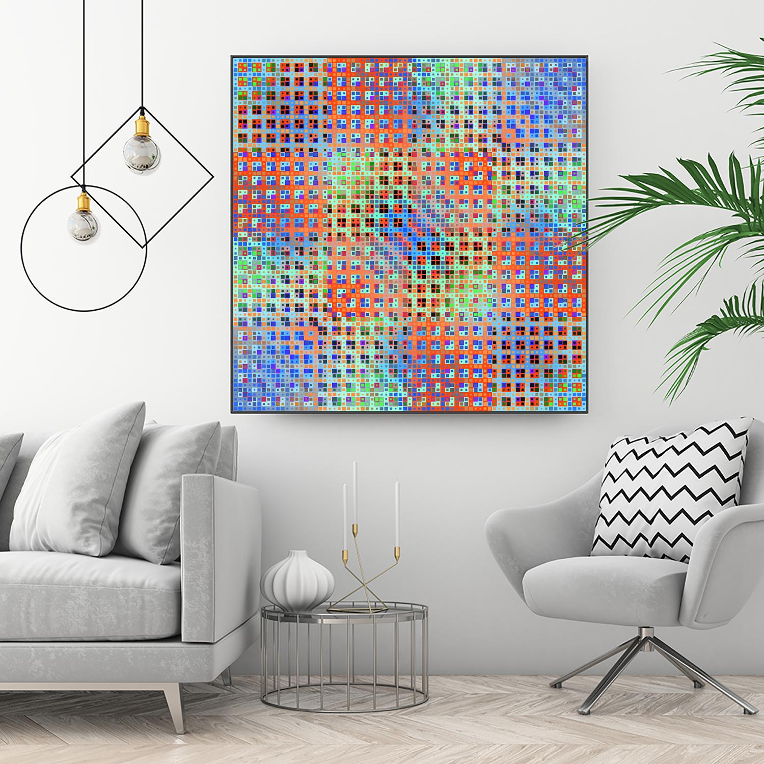 Pi_Dot_Pi_1-3_1 by Xosé Salgado on GIANT ART - purple abstract