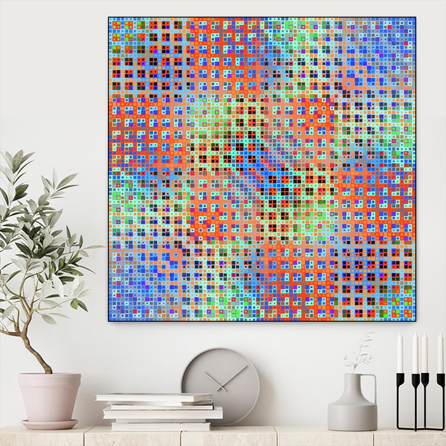 Pi_Dot_Pi_1-3_1 by Xosé Salgado on GIANT ART - purple abstract