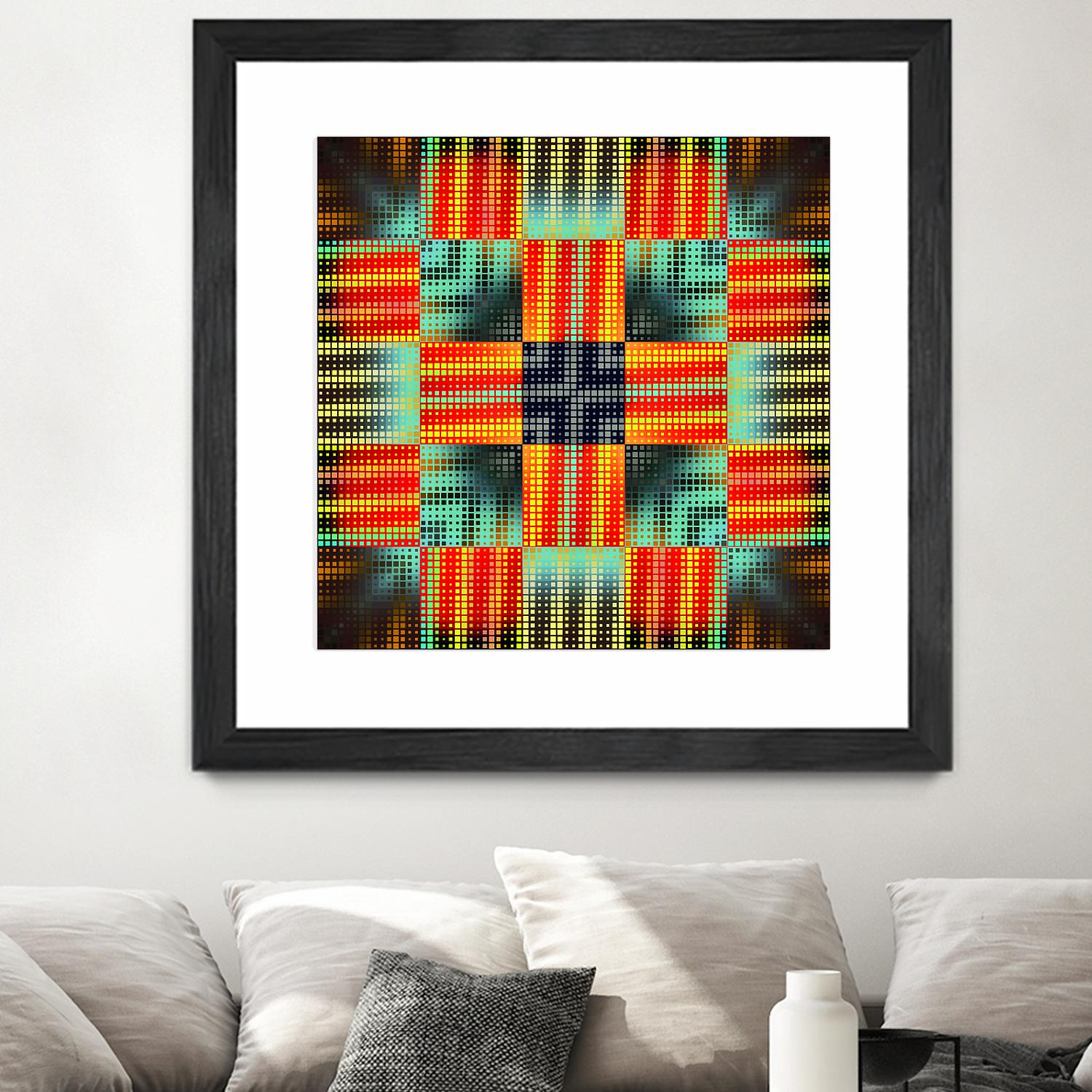 Pi_Dot_Pi_1-3_4 by Xosé Salgado on GIANT ART - yellow abstract