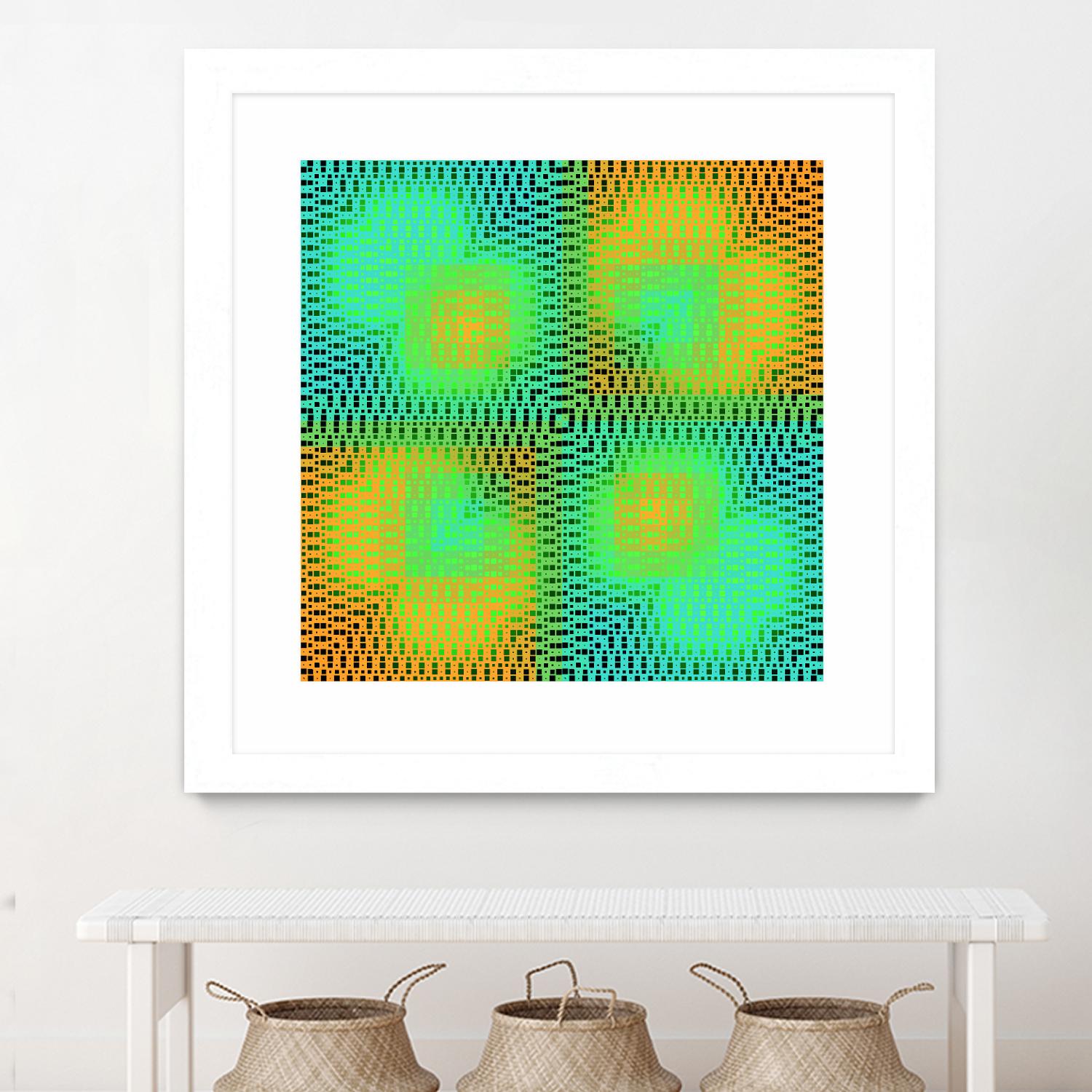 Pi_Dot_Pi_4_2-2_30 by Xosé Salgado on GIANT ART - yellow abstract