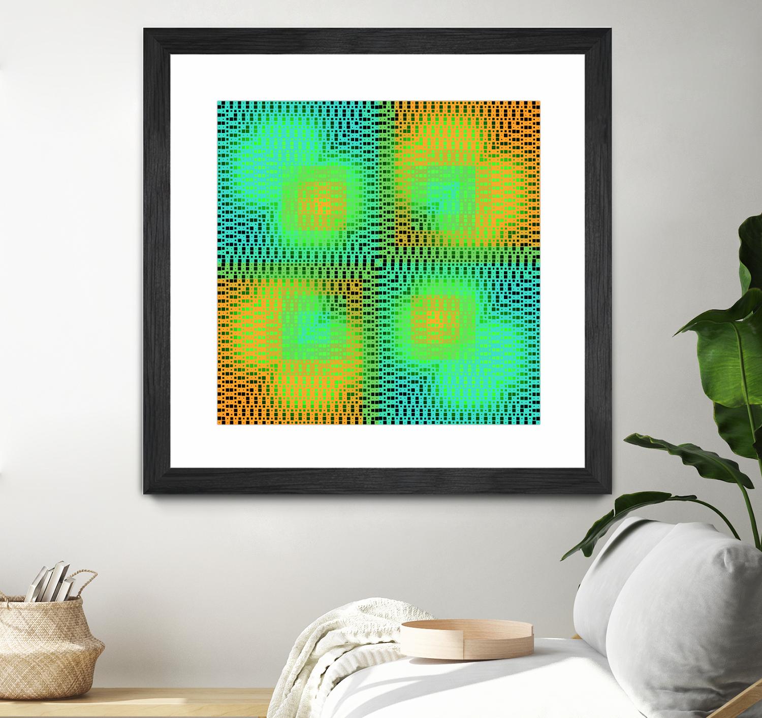 Pi_Dot_Pi_4_2-2_30 by Xosé Salgado on GIANT ART - yellow abstract