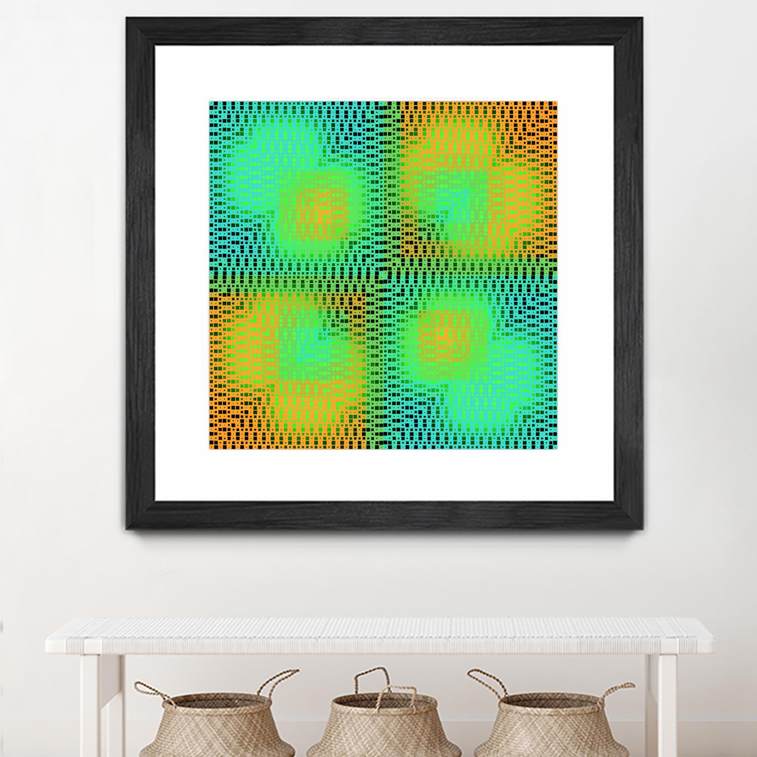 Pi_Dot_Pi_4_2-2_30 by Xosé Salgado on GIANT ART - yellow abstract