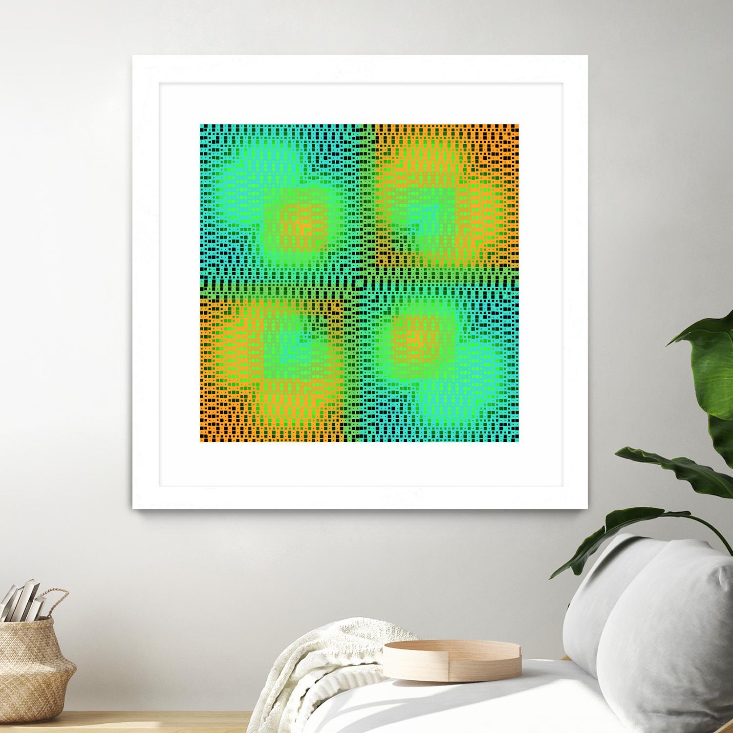 Pi_Dot_Pi_4_2-2_30 by Xosé Salgado on GIANT ART - yellow abstract