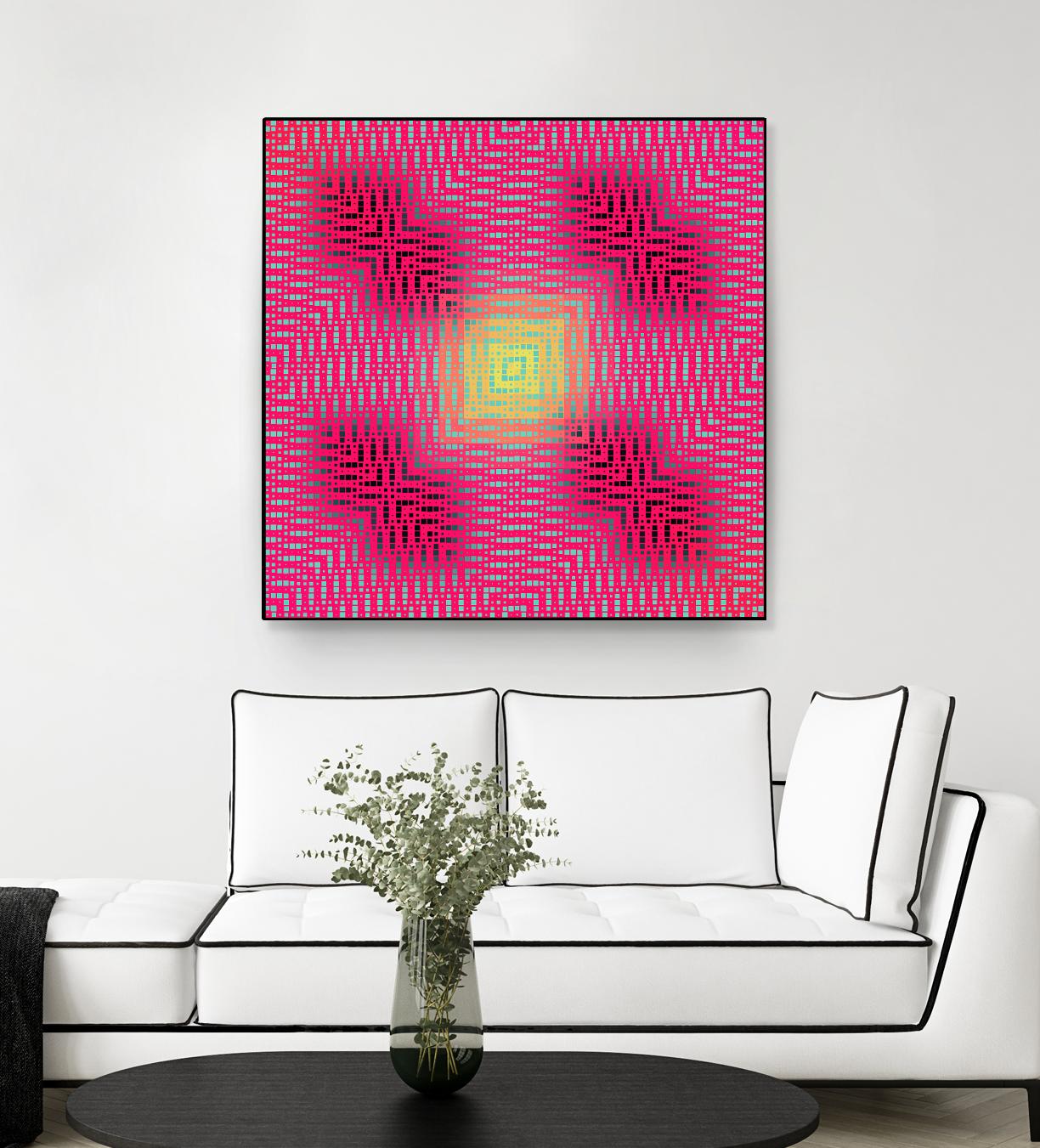 Pi_Dot_Pi_4_2-3_4 by Xosé Salgado on GIANT ART - yellow abstract