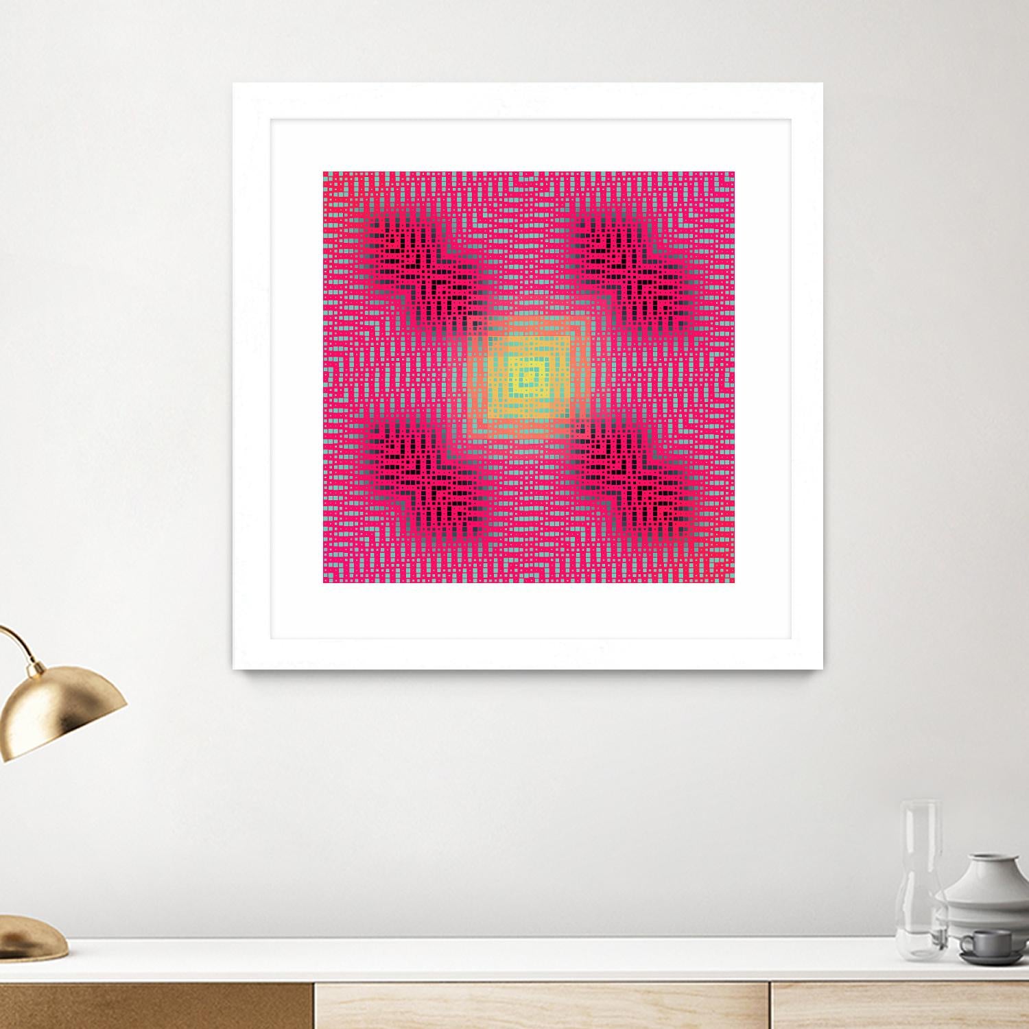 Pi_Dot_Pi_4_2-3_4 by Xosé Salgado on GIANT ART - yellow abstract