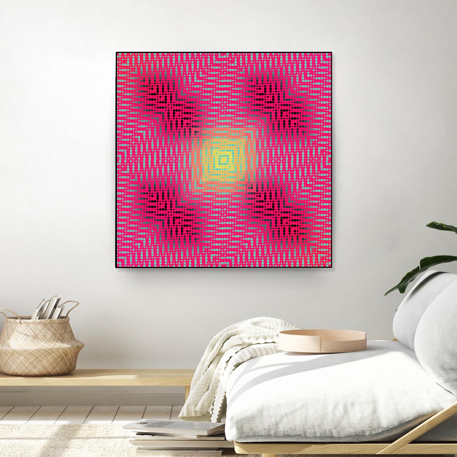 Pi_Dot_Pi_4_2-3_4 by Xosé Salgado on GIANT ART - yellow abstract