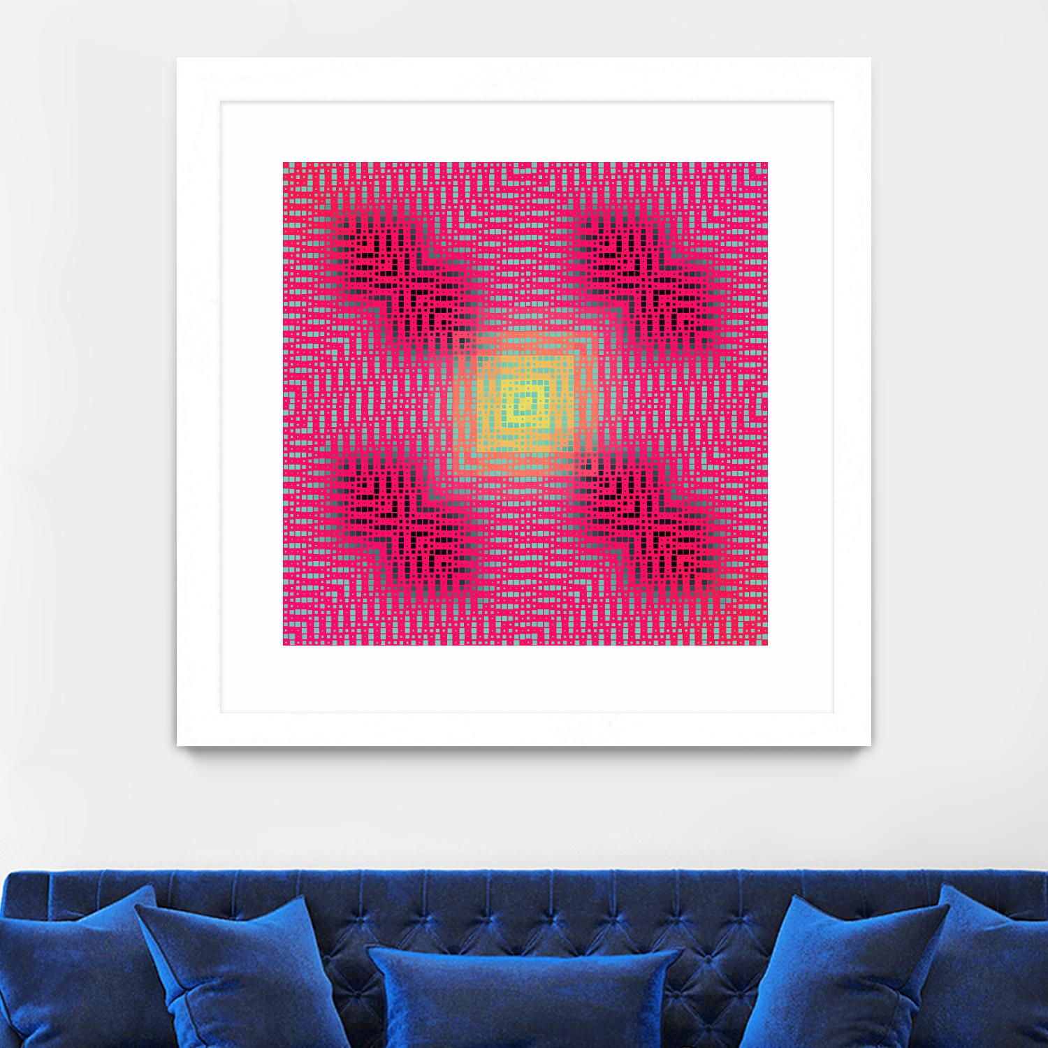 Pi_Dot_Pi_4_2-3_4 by Xosé Salgado on GIANT ART - yellow abstract