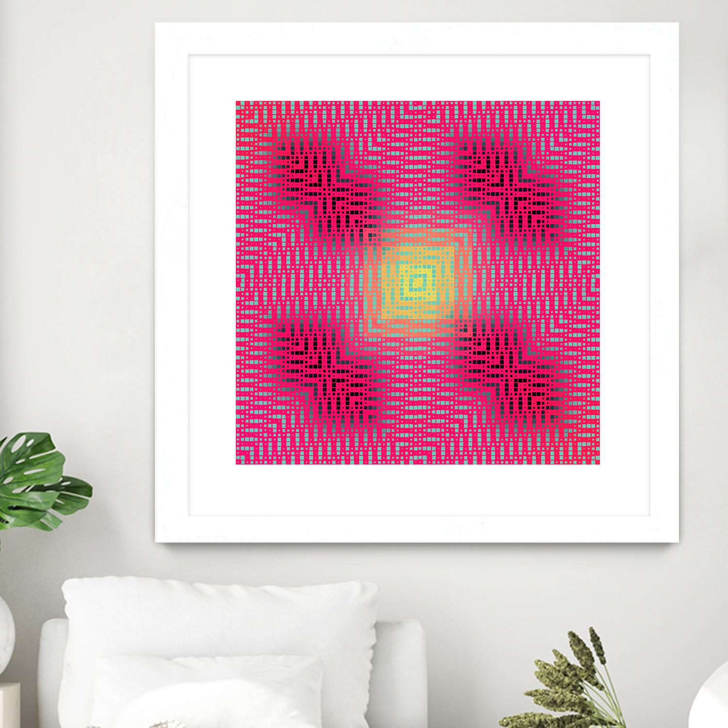 Pi_Dot_Pi_4_2-3_4 by Xosé Salgado on GIANT ART - yellow abstract