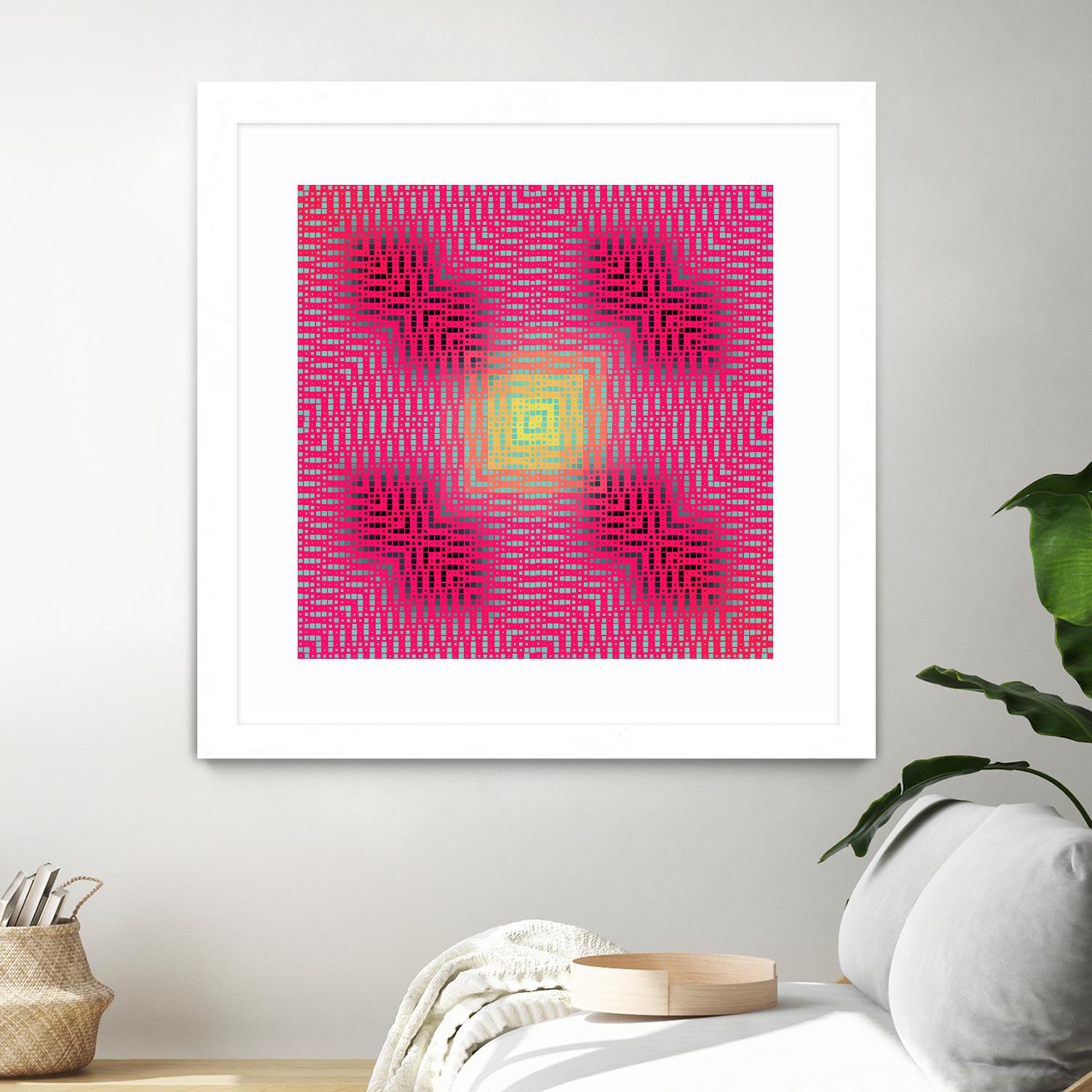 Pi_Dot_Pi_4_2-3_4 by Xosé Salgado on GIANT ART - yellow abstract