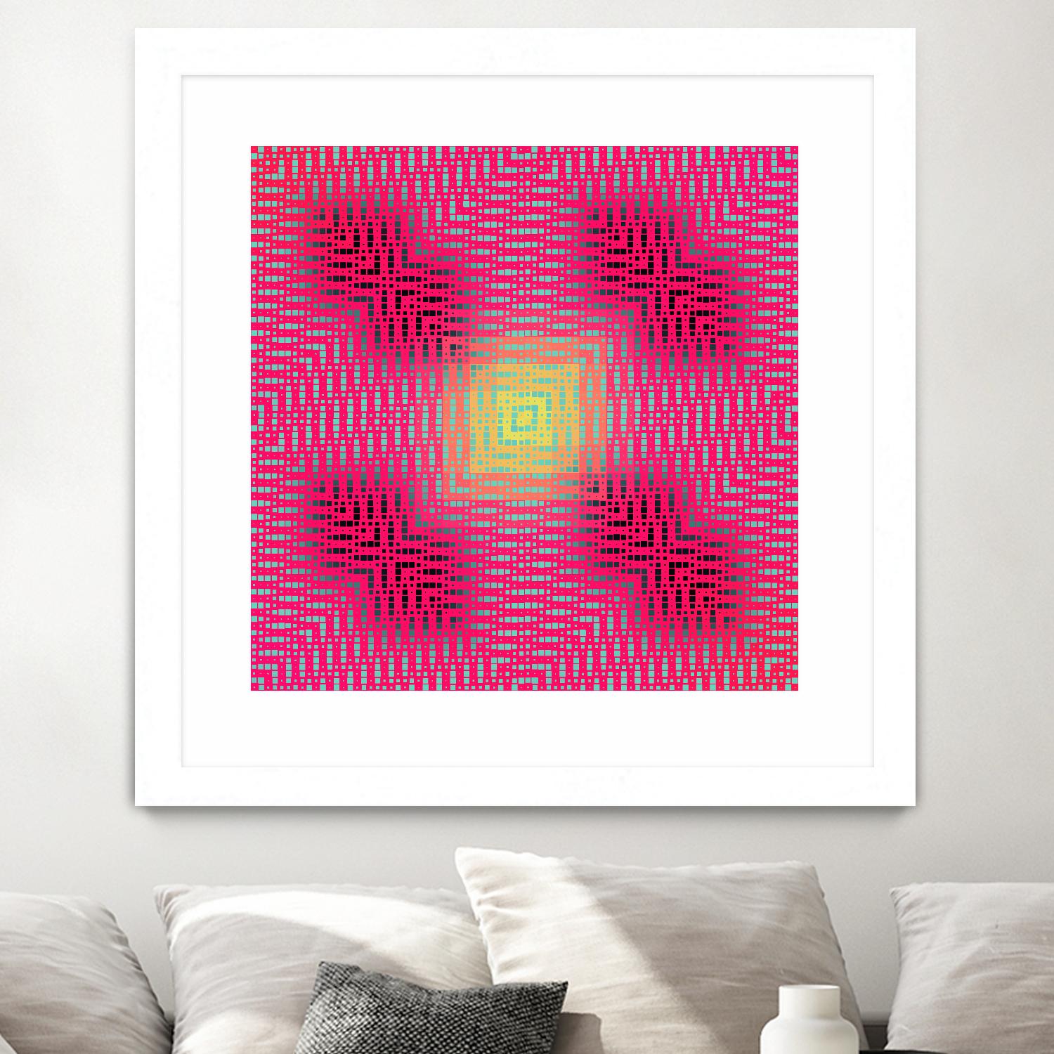 Pi_Dot_Pi_4_2-3_4 by Xosé Salgado on GIANT ART - yellow abstract