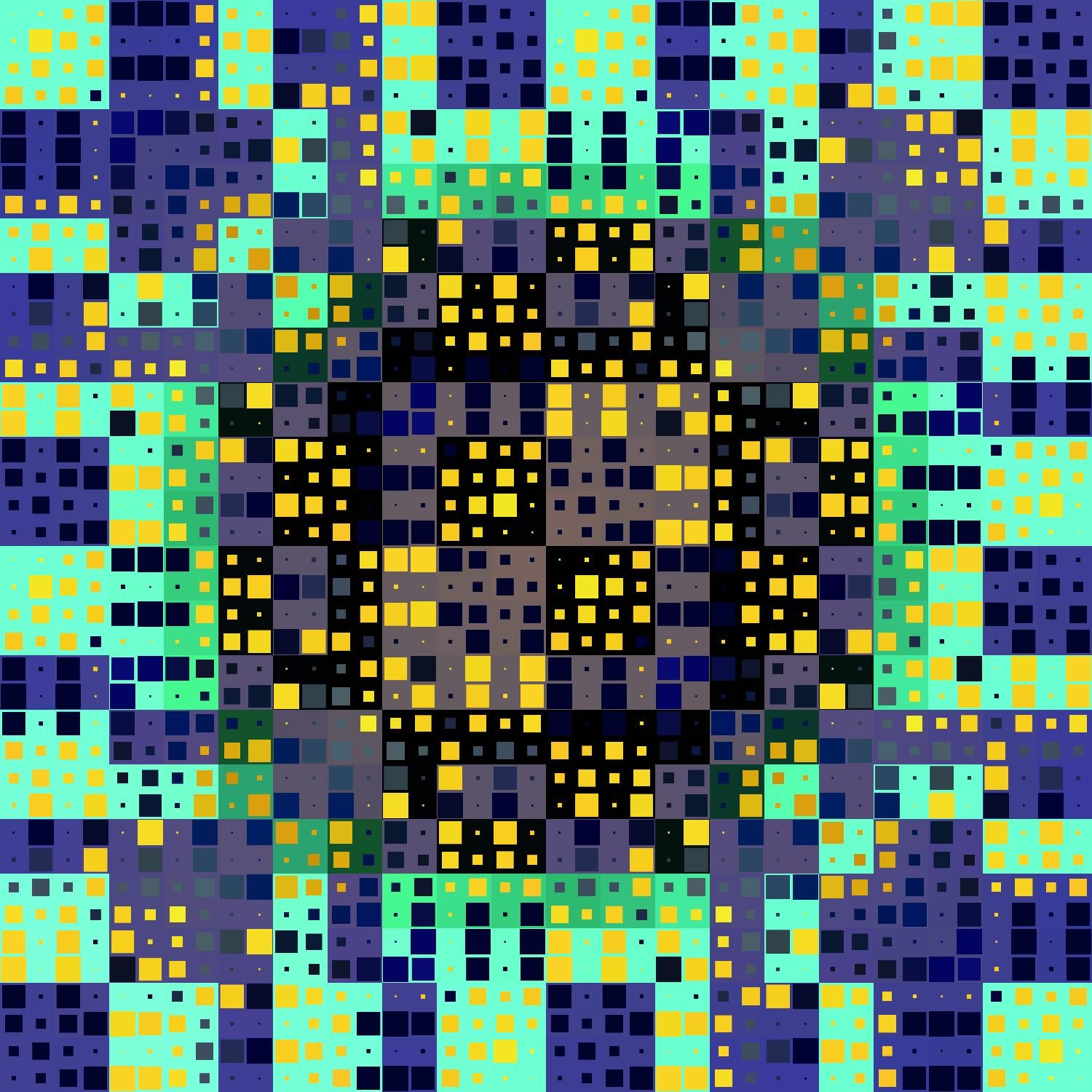 Pi_Dot_Pi_4_1_8 by Xosé Salgado on GIANT ART - yellow abstract