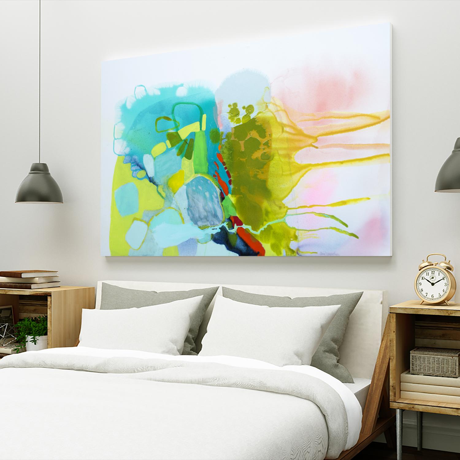 Find me comfort by Claire Desjardins on GIANT ART - yellow abstract