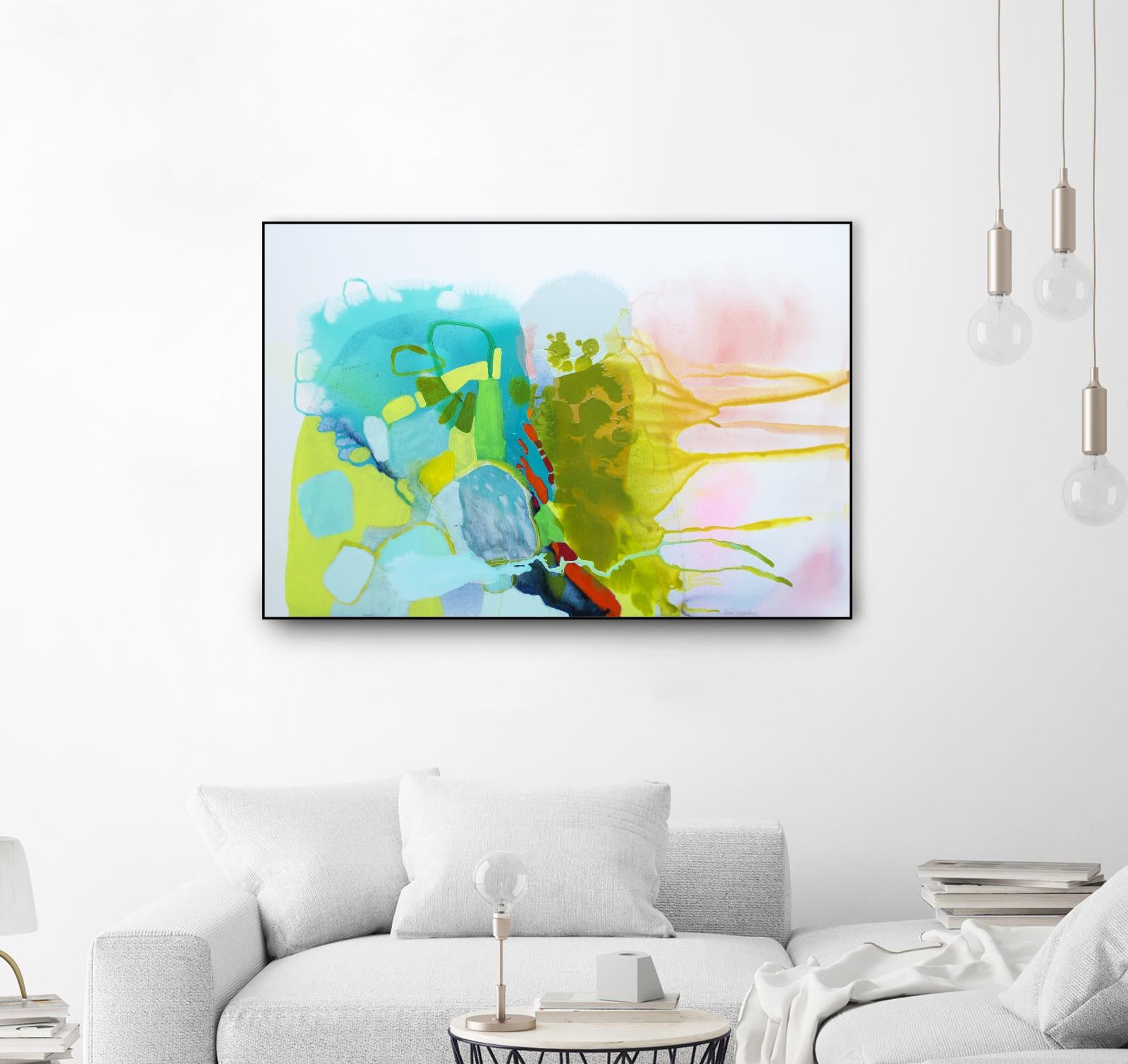 Find me comfort by Claire Desjardins on GIANT ART - yellow abstract