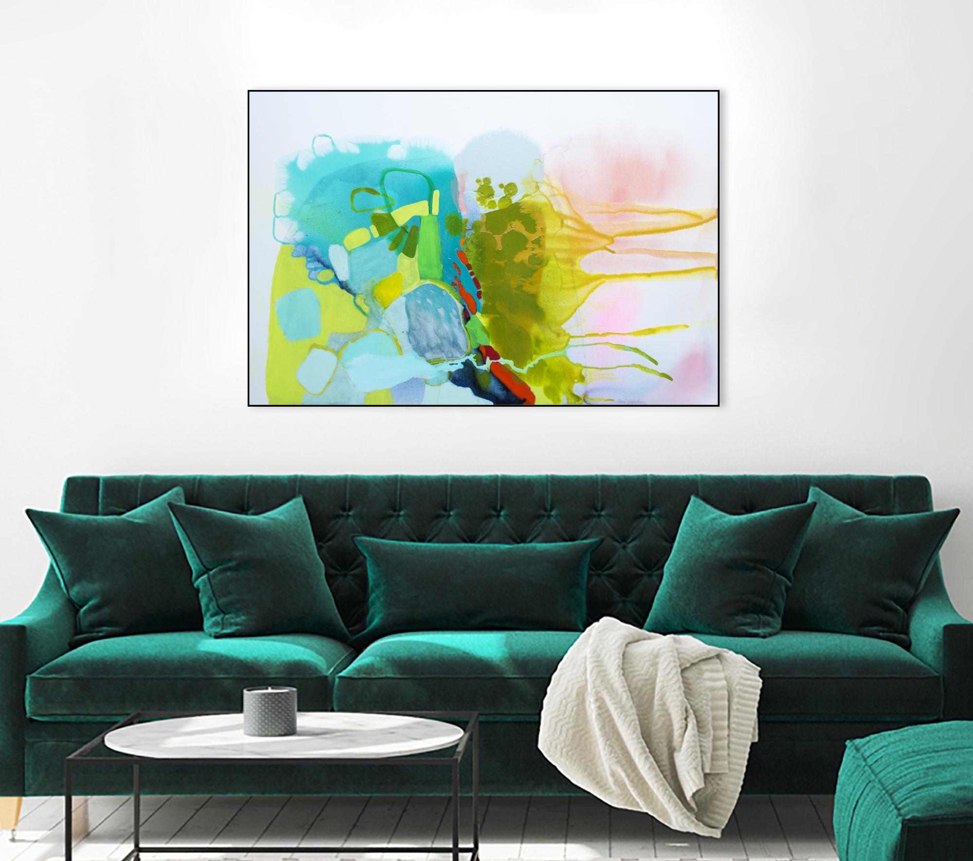 Find me comfort by Claire Desjardins on GIANT ART - yellow abstract