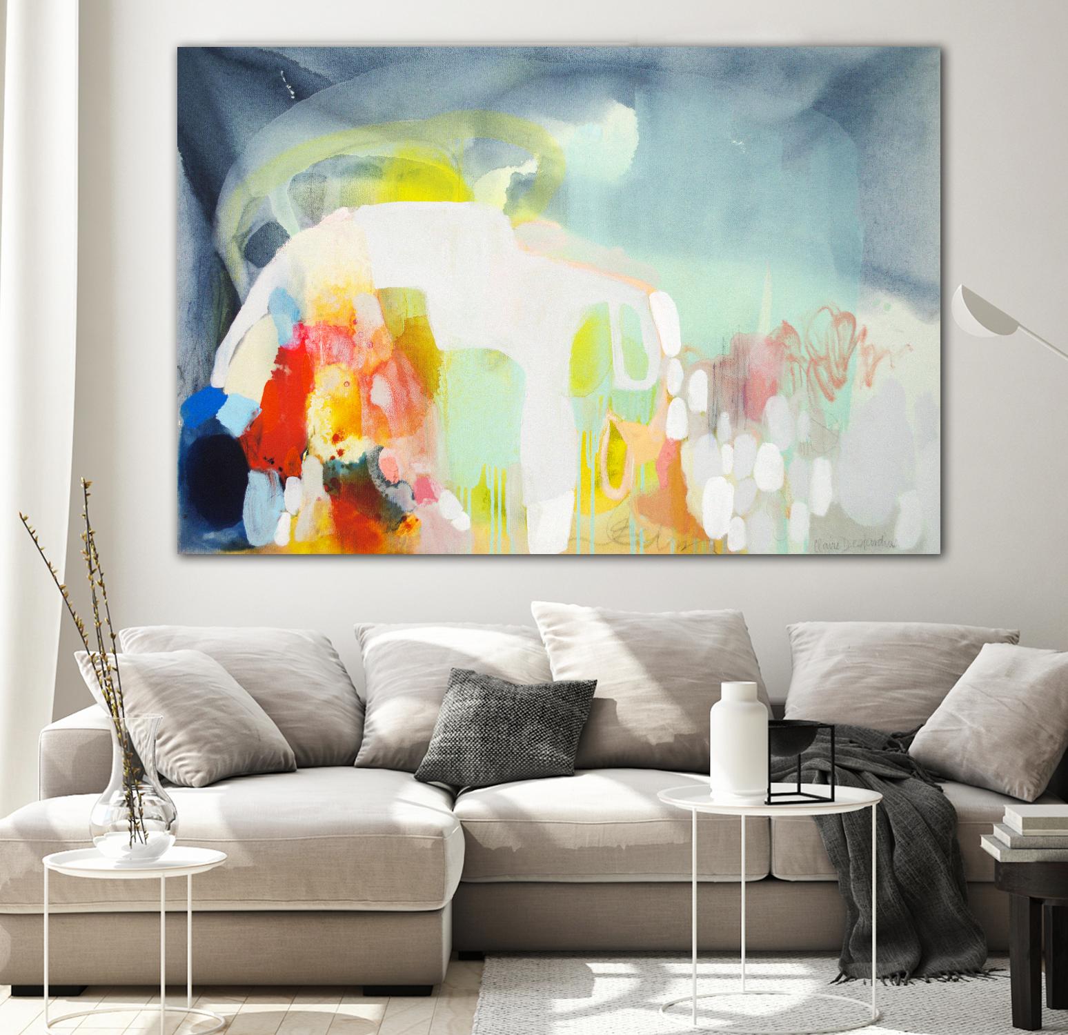 From China with Love by Claire Desjardins on GIANT ART - yellow abstract