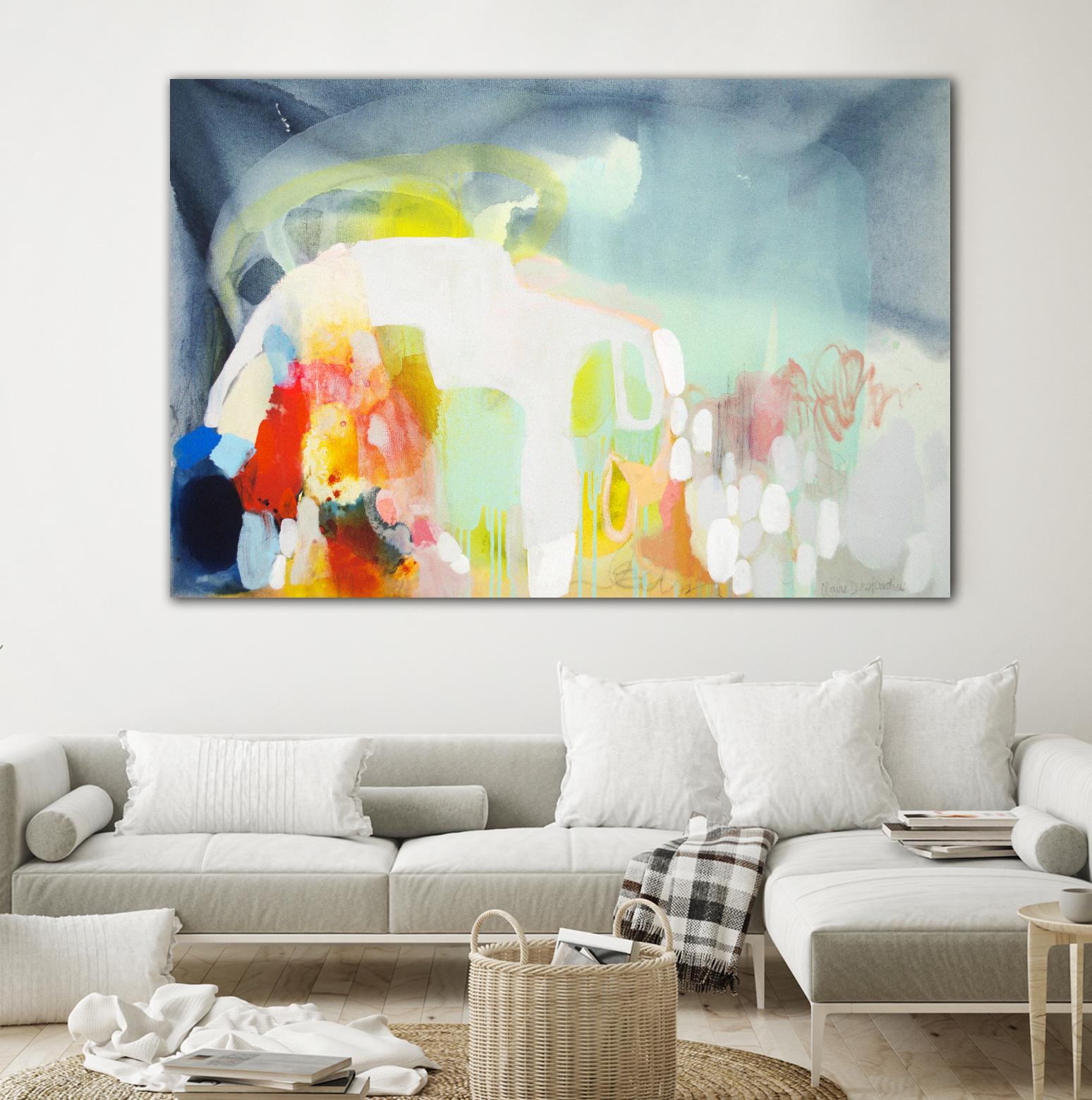 From China with Love by Claire Desjardins on GIANT ART - yellow abstract