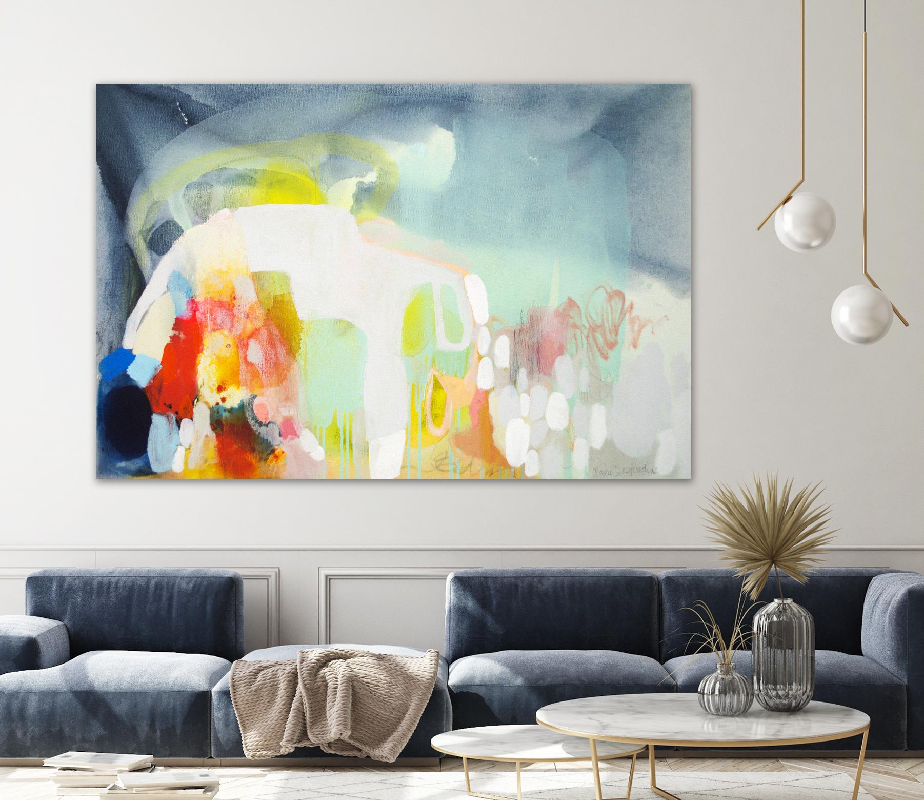 From China with Love by Claire Desjardins on GIANT ART - yellow abstract