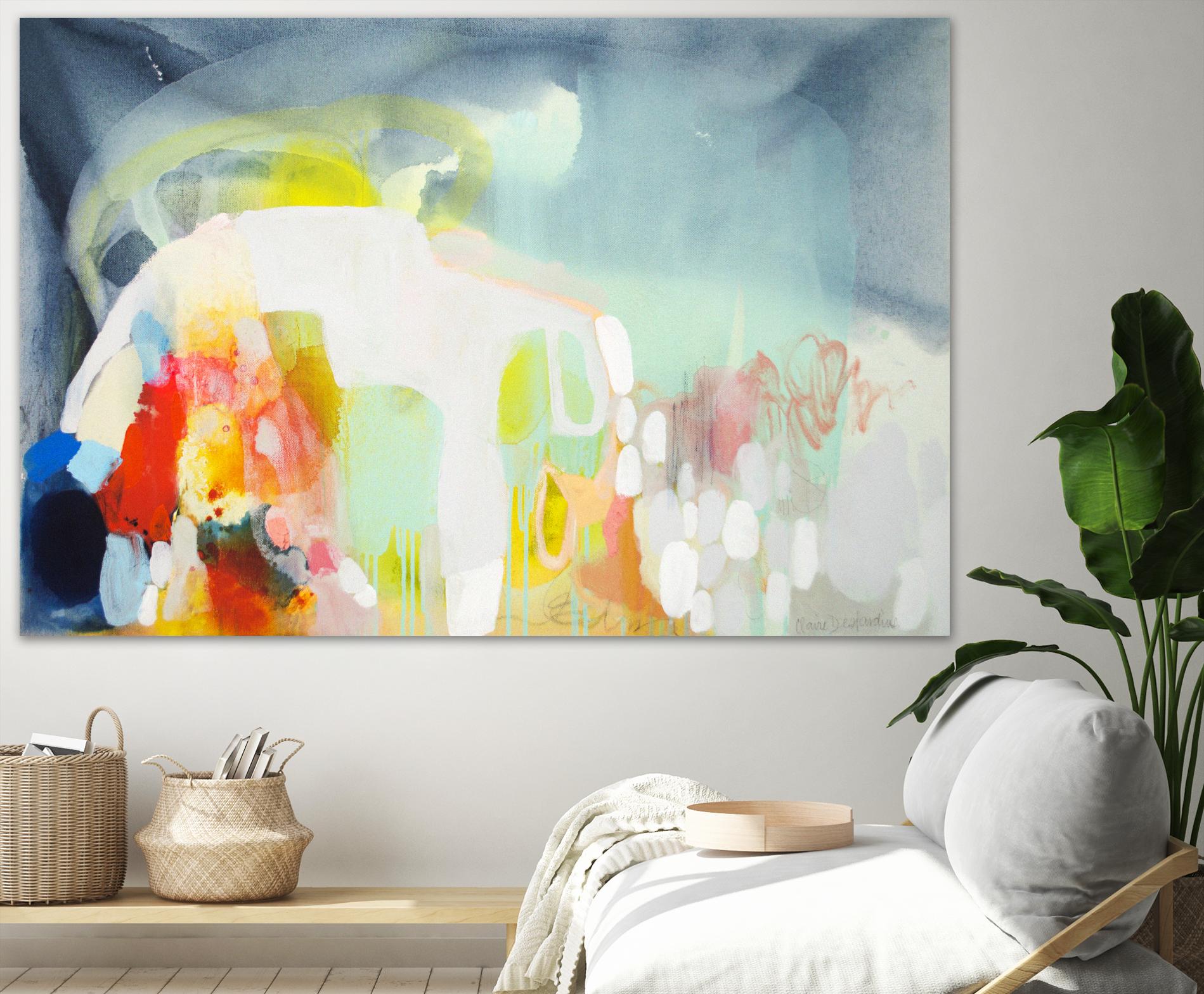 From China with Love by Claire Desjardins on GIANT ART - yellow abstract