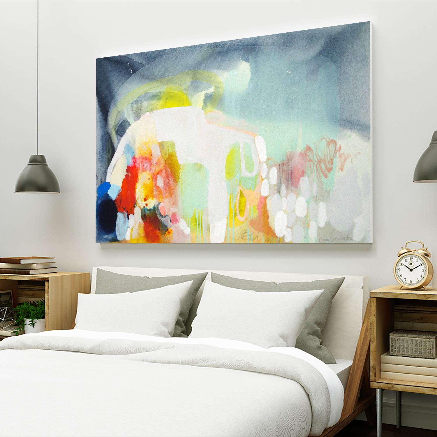 From China with Love by Claire Desjardins on GIANT ART - yellow abstract