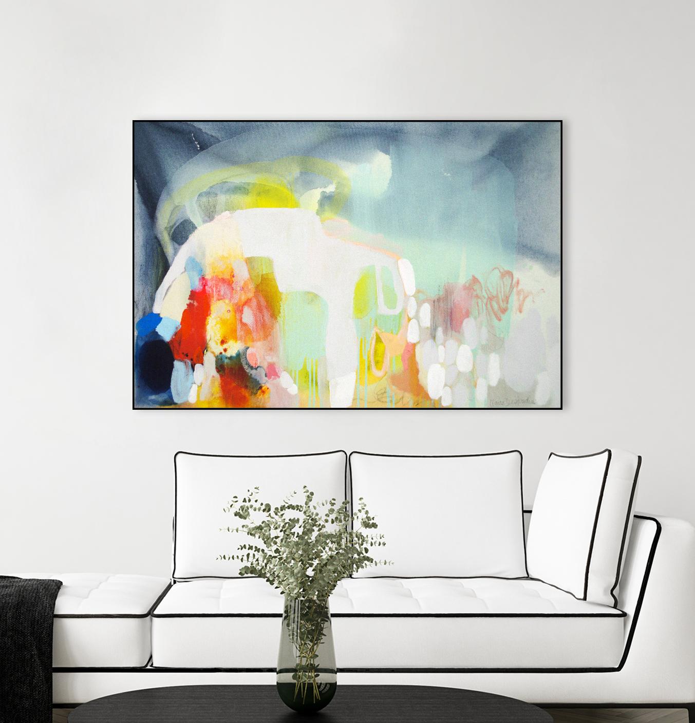 From China with Love by Claire Desjardins on GIANT ART - yellow abstract