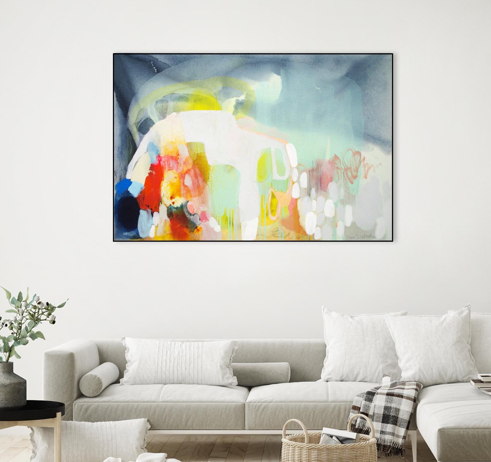 From China with Love by Claire Desjardins on GIANT ART - yellow abstract