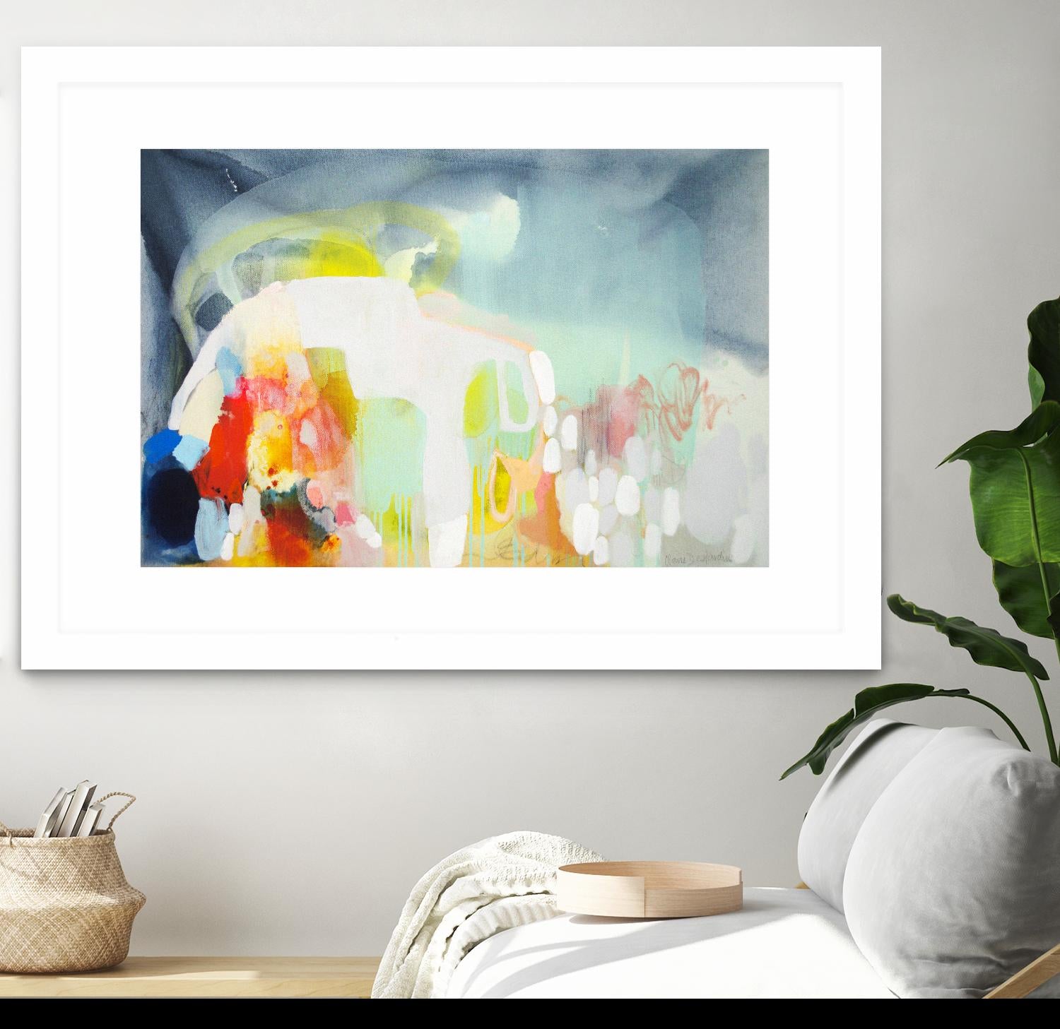 From China with Love by Claire Desjardins on GIANT ART - green abstract artistes du québec