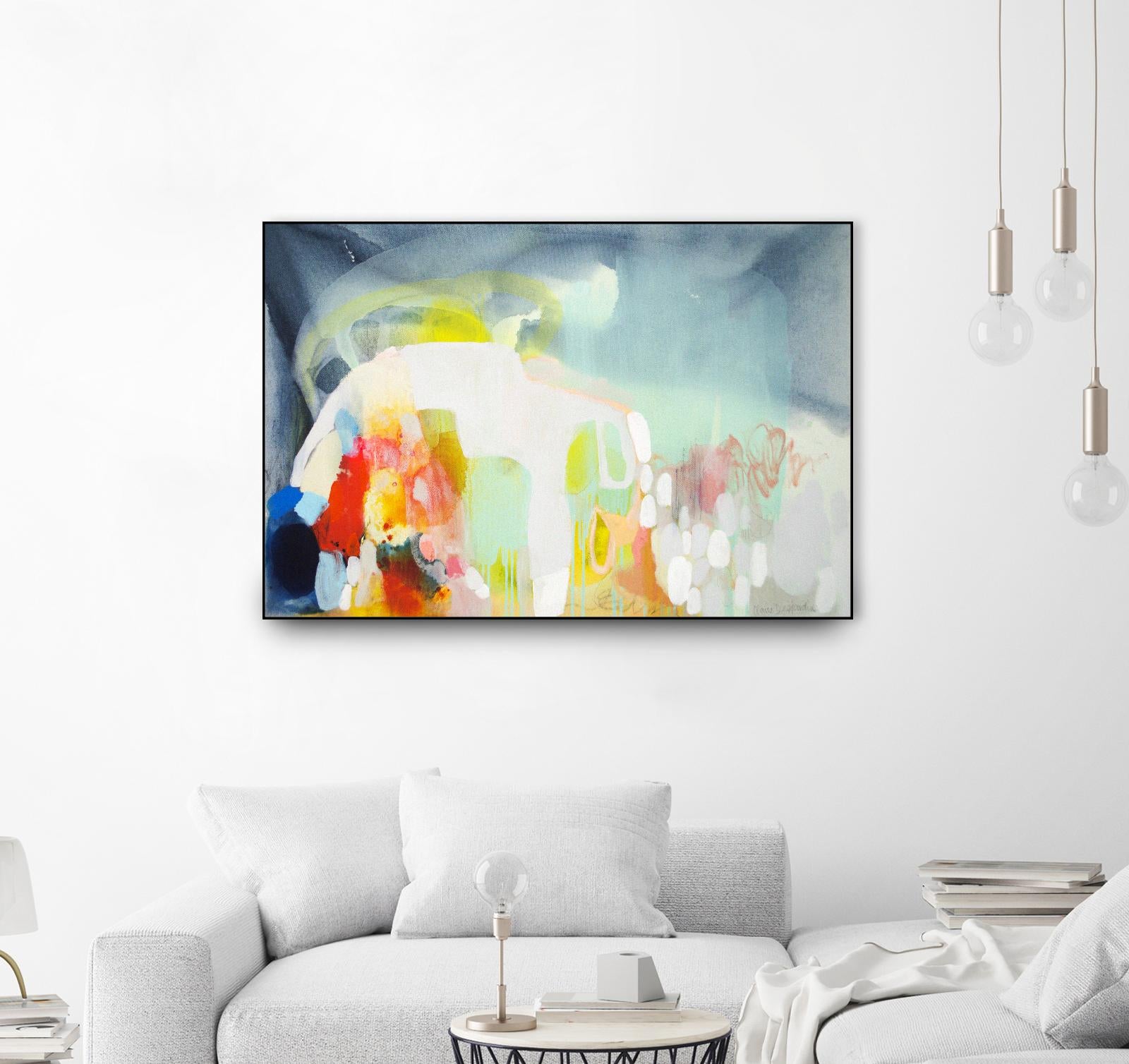 From China with Love by Claire Desjardins on GIANT ART - yellow abstract