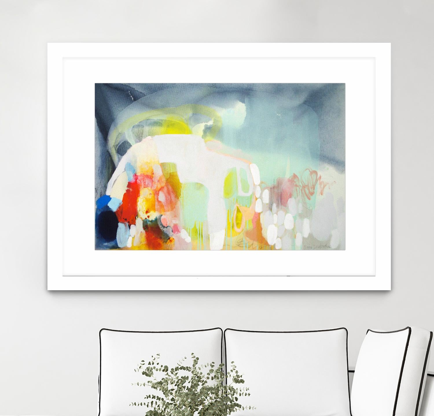 From China with Love by Claire Desjardins on GIANT ART - green abstract artistes du québec