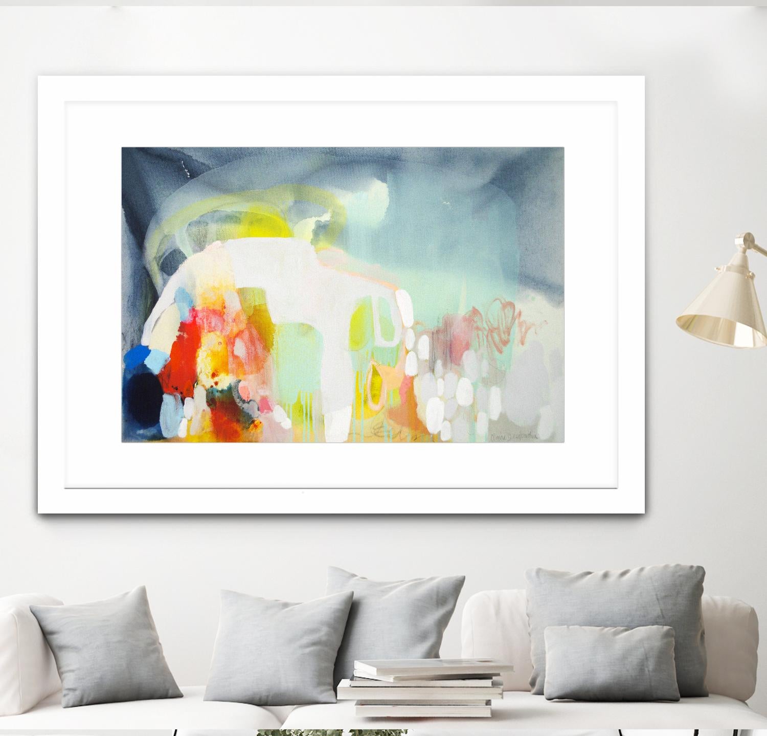 From China with Love by Claire Desjardins on GIANT ART - green abstract artistes du québec