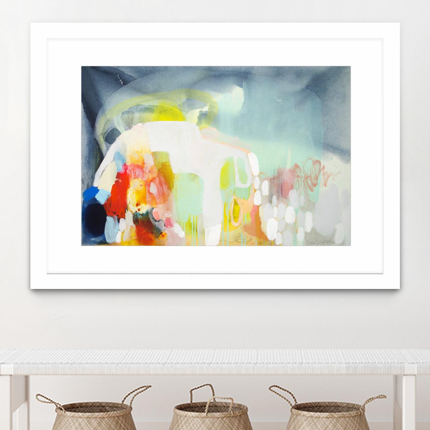 From China with Love by Claire Desjardins on GIANT ART - green abstract artistes du québec