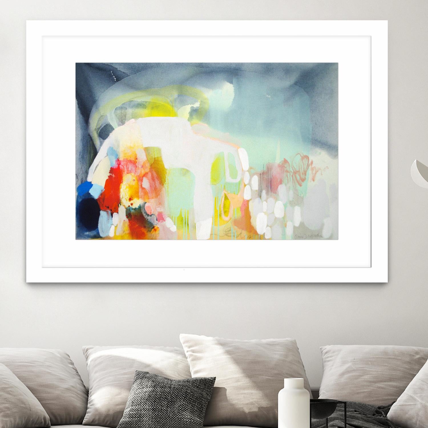 From China with Love by Claire Desjardins on GIANT ART - green abstract artistes du québec