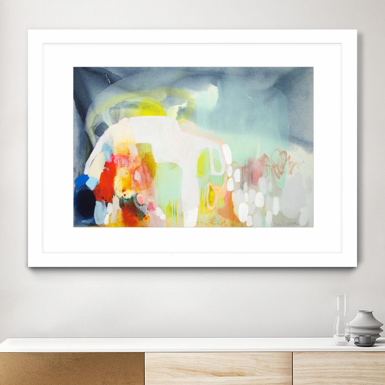 From China with Love by Claire Desjardins on GIANT ART - green abstract artistes du québec