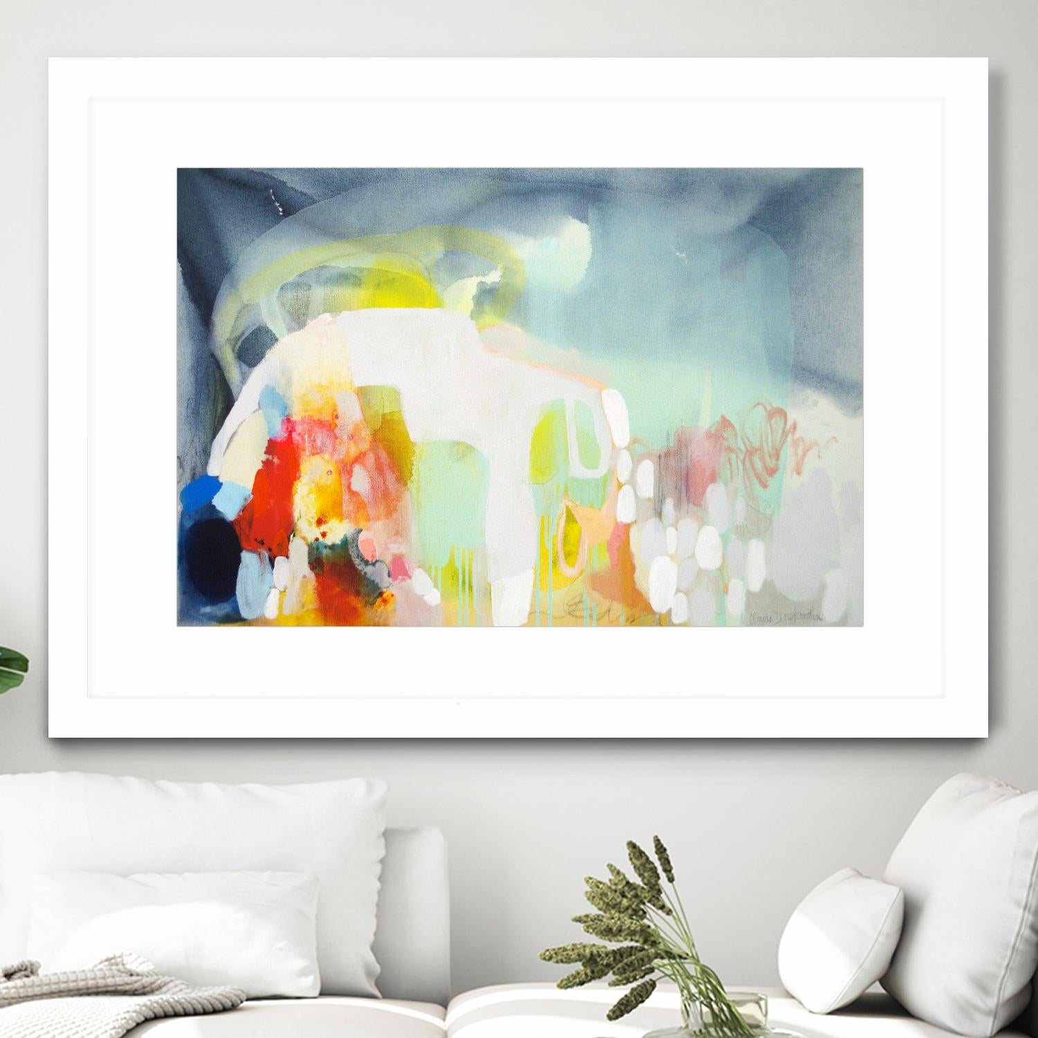 From China with Love by Claire Desjardins on GIANT ART - green abstract artistes du québec