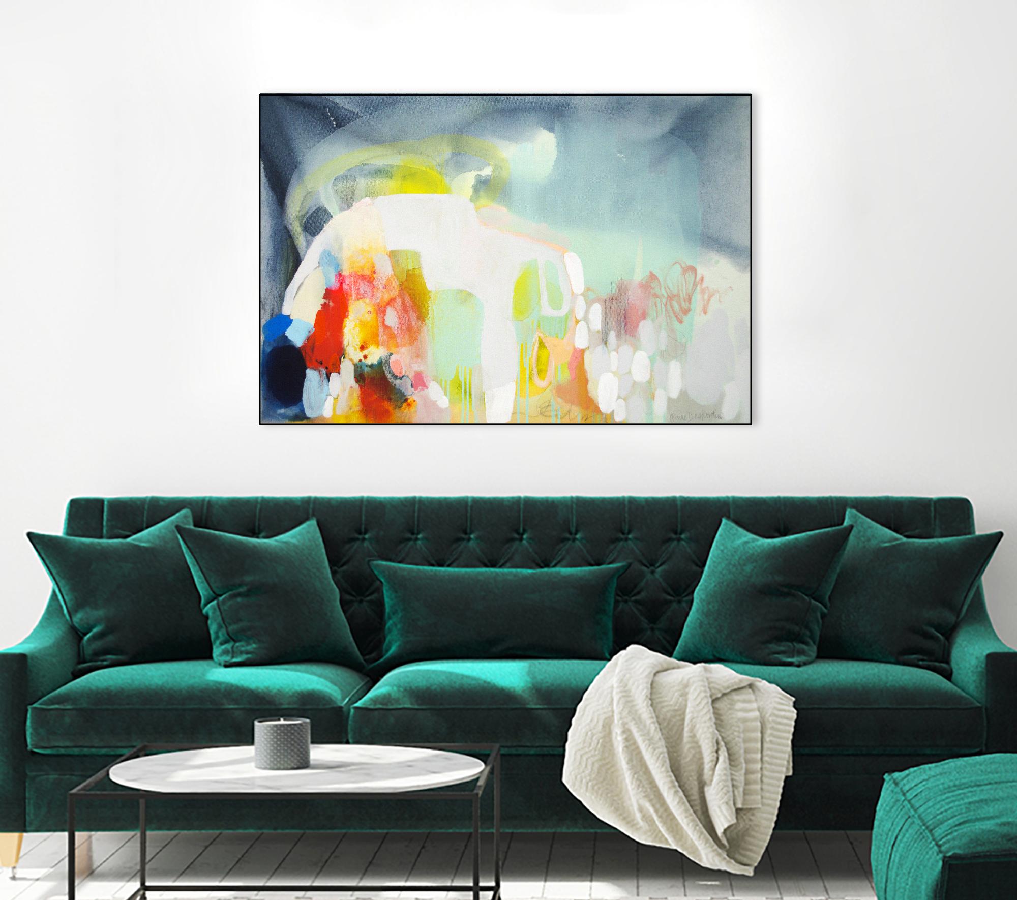 From China with Love by Claire Desjardins on GIANT ART - yellow abstract