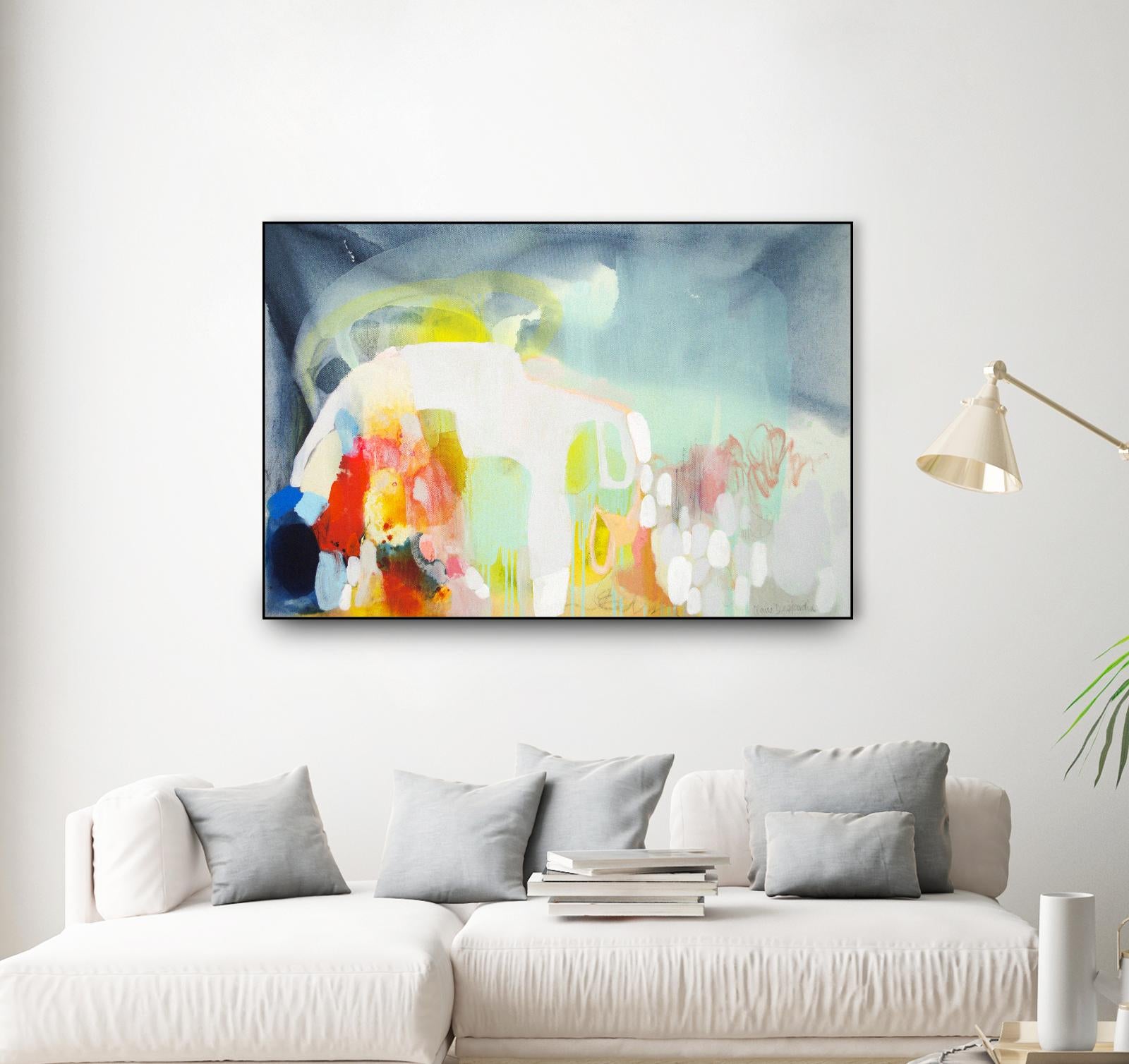 From China with Love by Claire Desjardins on GIANT ART - yellow abstract