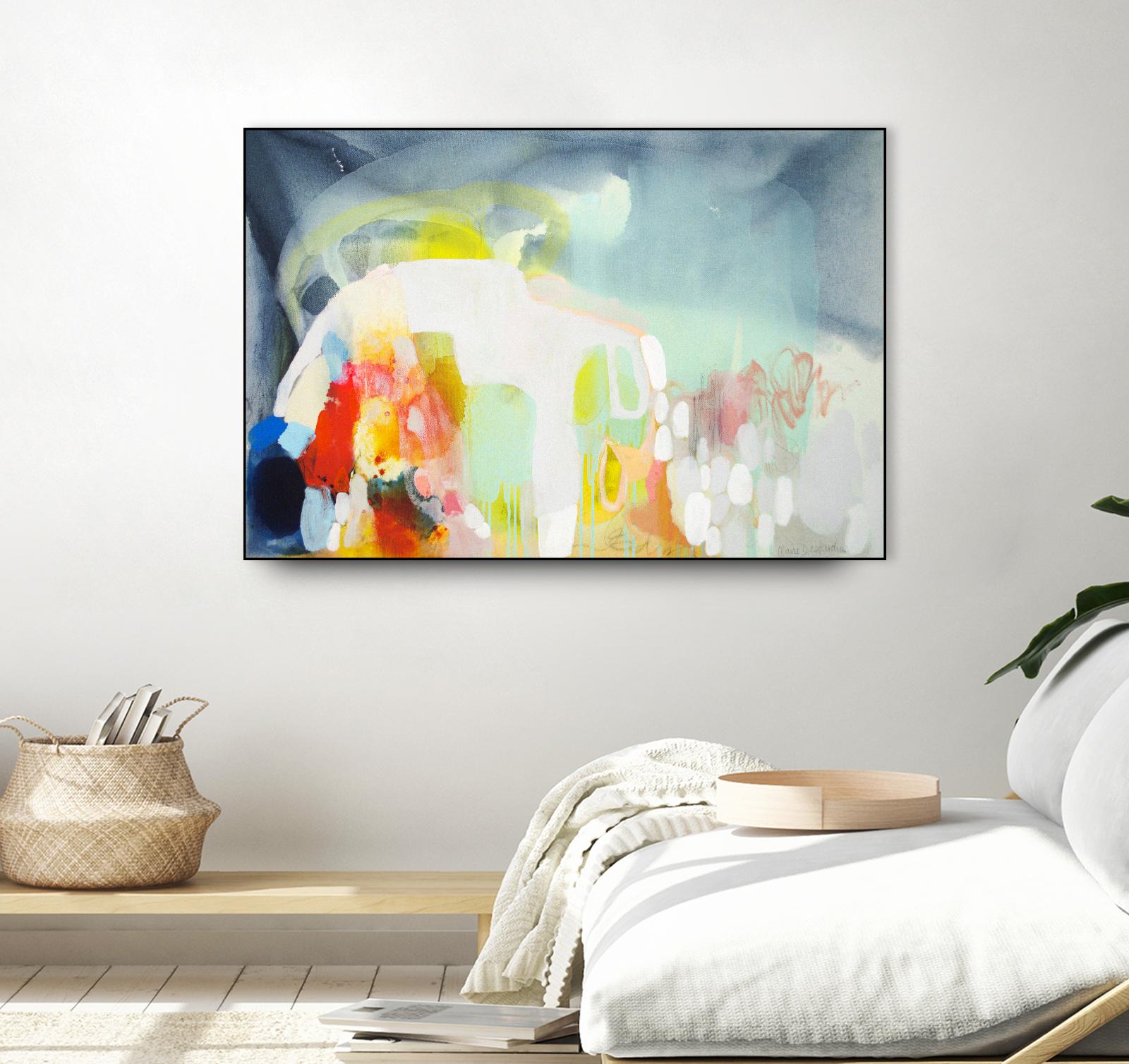 From China with Love by Claire Desjardins on GIANT ART - yellow abstract