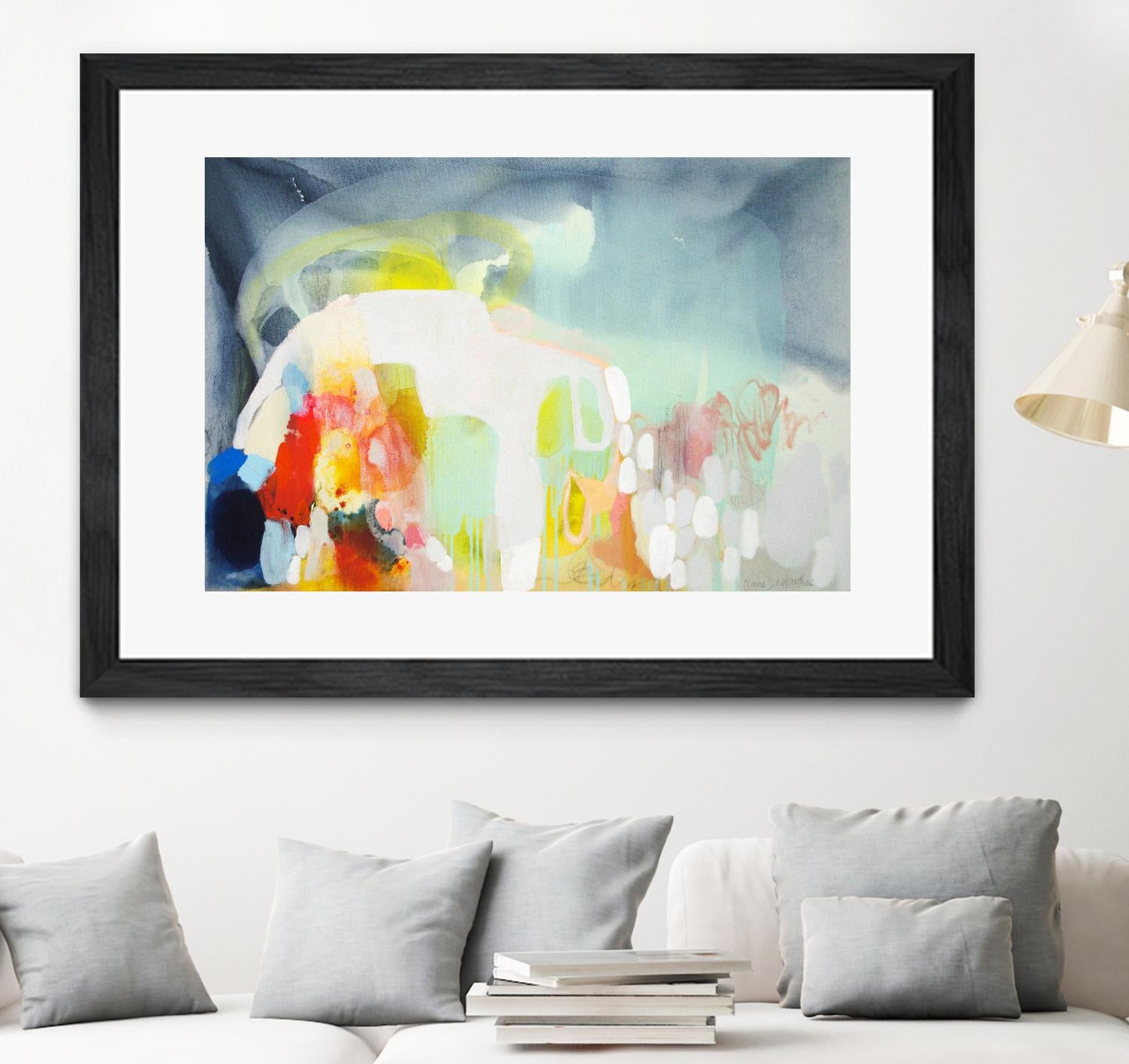 From China with Love by Claire Desjardins on GIANT ART - green abstract artistes du québec